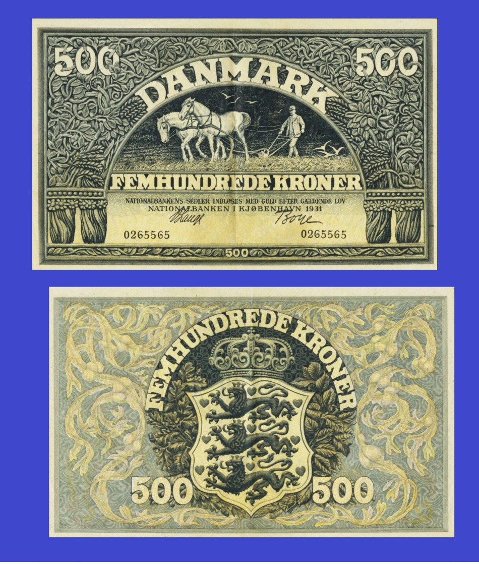 Danmark 500 Kroner 1931 - Denmark