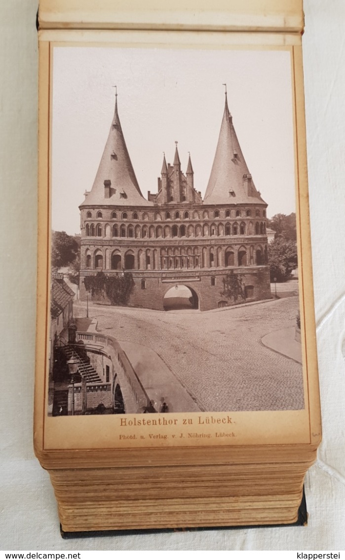 Album 72 Photos 1886 Kabinett Fotos Lübeck Lüneburg Berlin Potsdam Sanssouci Allemagne Deutschland