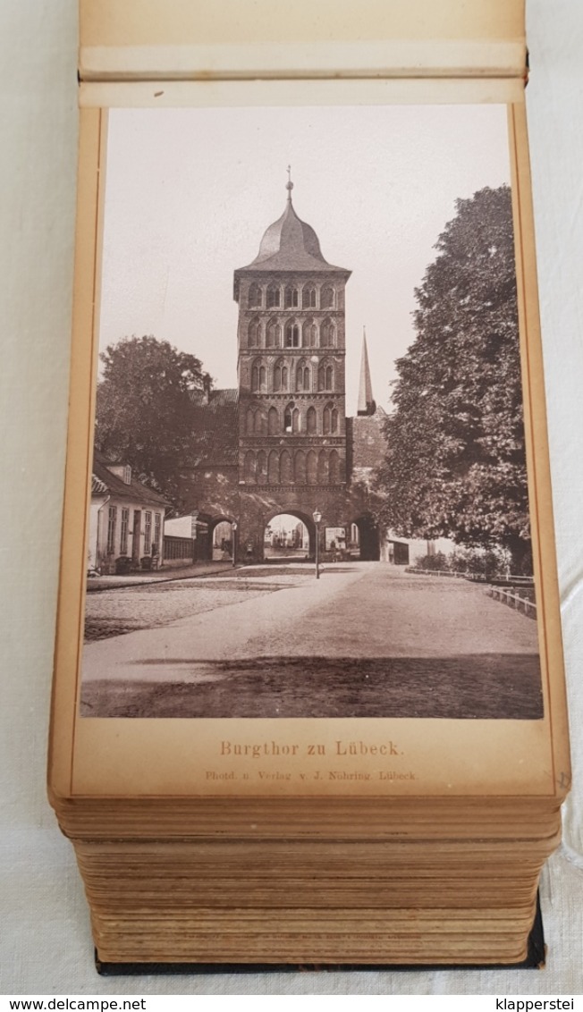 Album 72 Photos 1886 Kabinett Fotos Lübeck Lüneburg Berlin Potsdam Sanssouci Allemagne Deutschland