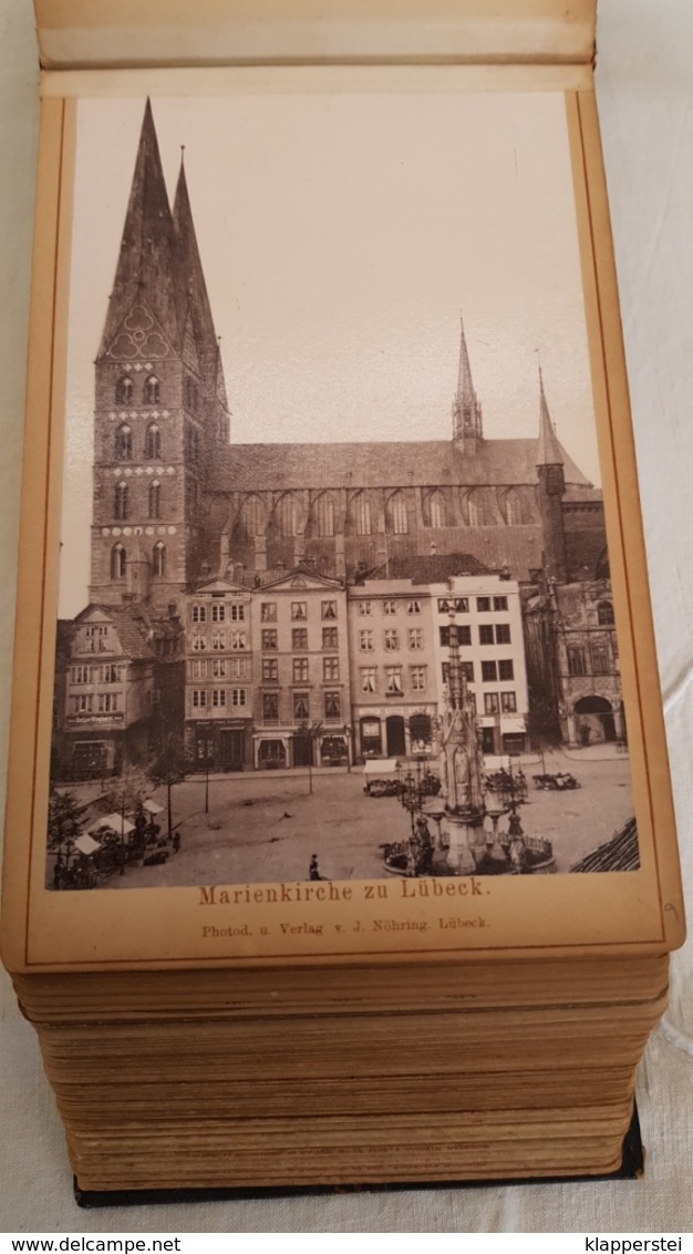 Album 72 Photos 1886 Kabinett Fotos Lübeck Lüneburg Berlin Potsdam Sanssouci Allemagne Deutschland