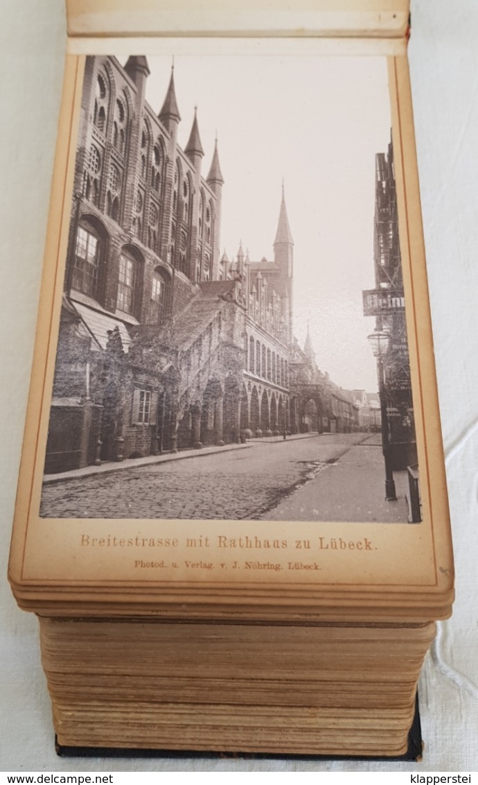 Album 72 Photos 1886 Kabinett Fotos Lübeck Lüneburg Berlin Potsdam Sanssouci Allemagne Deutschland