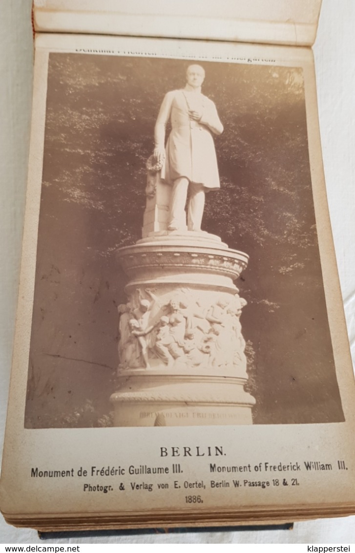 Album 72 Photos 1886 Kabinett Fotos Lübeck Lüneburg Berlin Potsdam Sanssouci Allemagne Deutschland