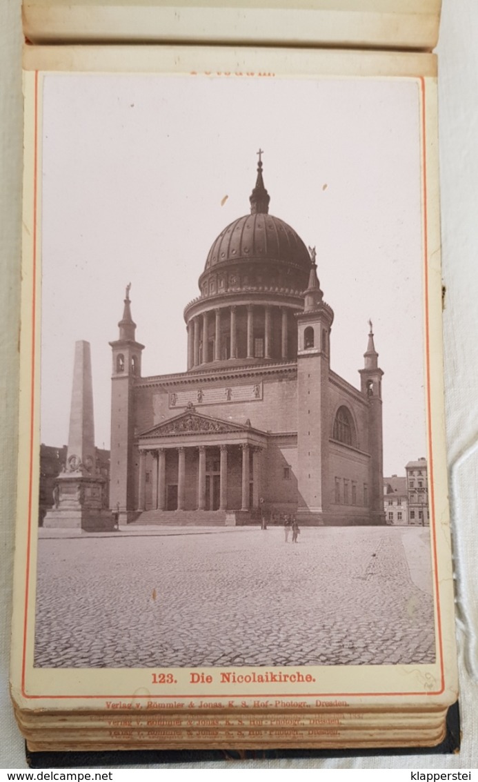 Album 72 Photos 1886 Kabinett Fotos Lübeck Lüneburg Berlin Potsdam Sanssouci Allemagne Deutschland