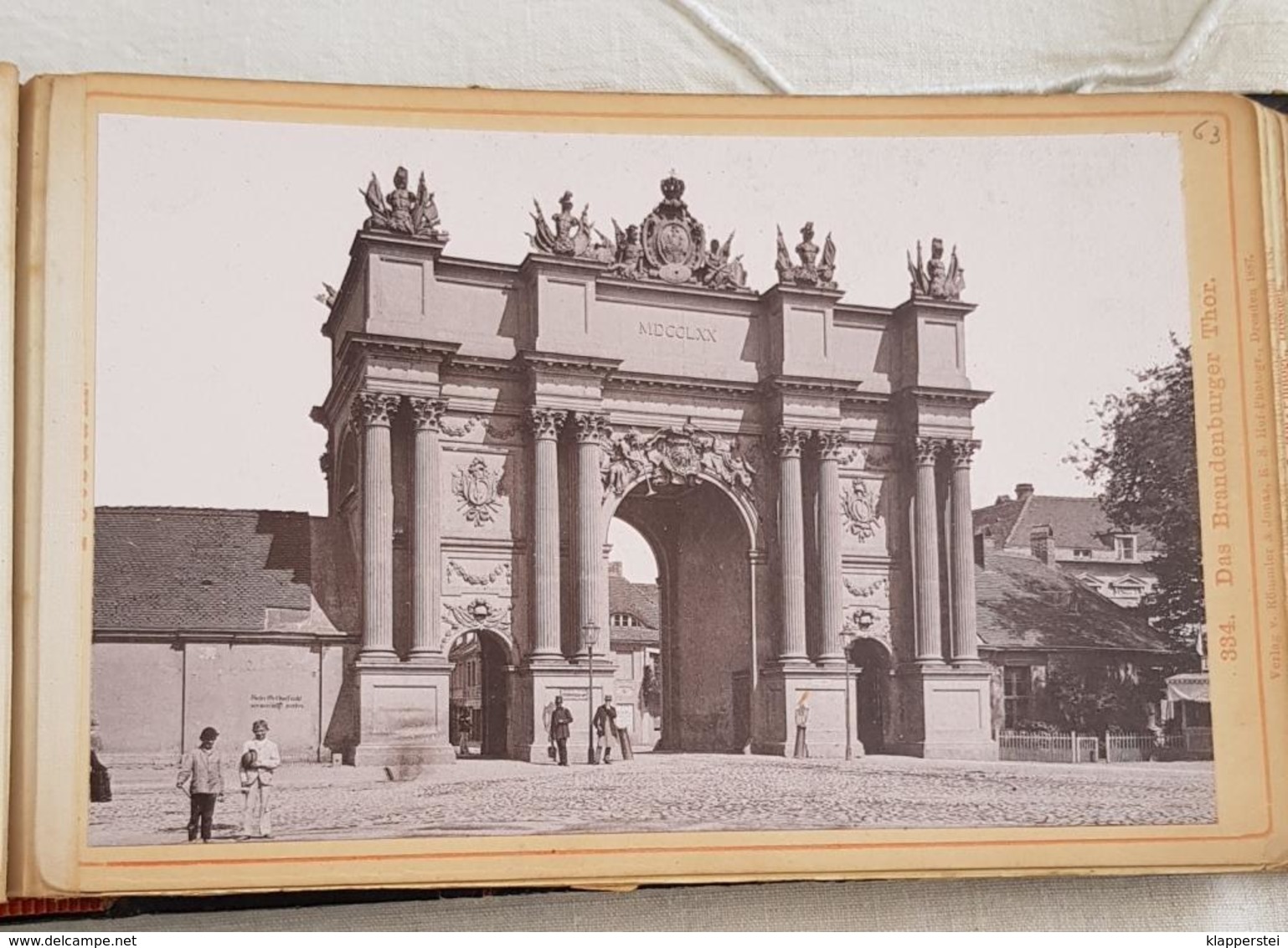 Album 72 Photos 1886 Kabinett Fotos Lübeck Lüneburg Berlin Potsdam Sanssouci Allemagne Deutschland