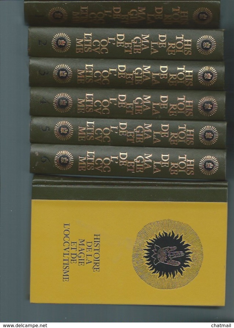 HISTOIRE De La Magie Et De L'Occultisme - Serie Complète En 8 Volumes - Edition Beauval - Reservée  Souscripteurs - Lots De Plusieurs Livres