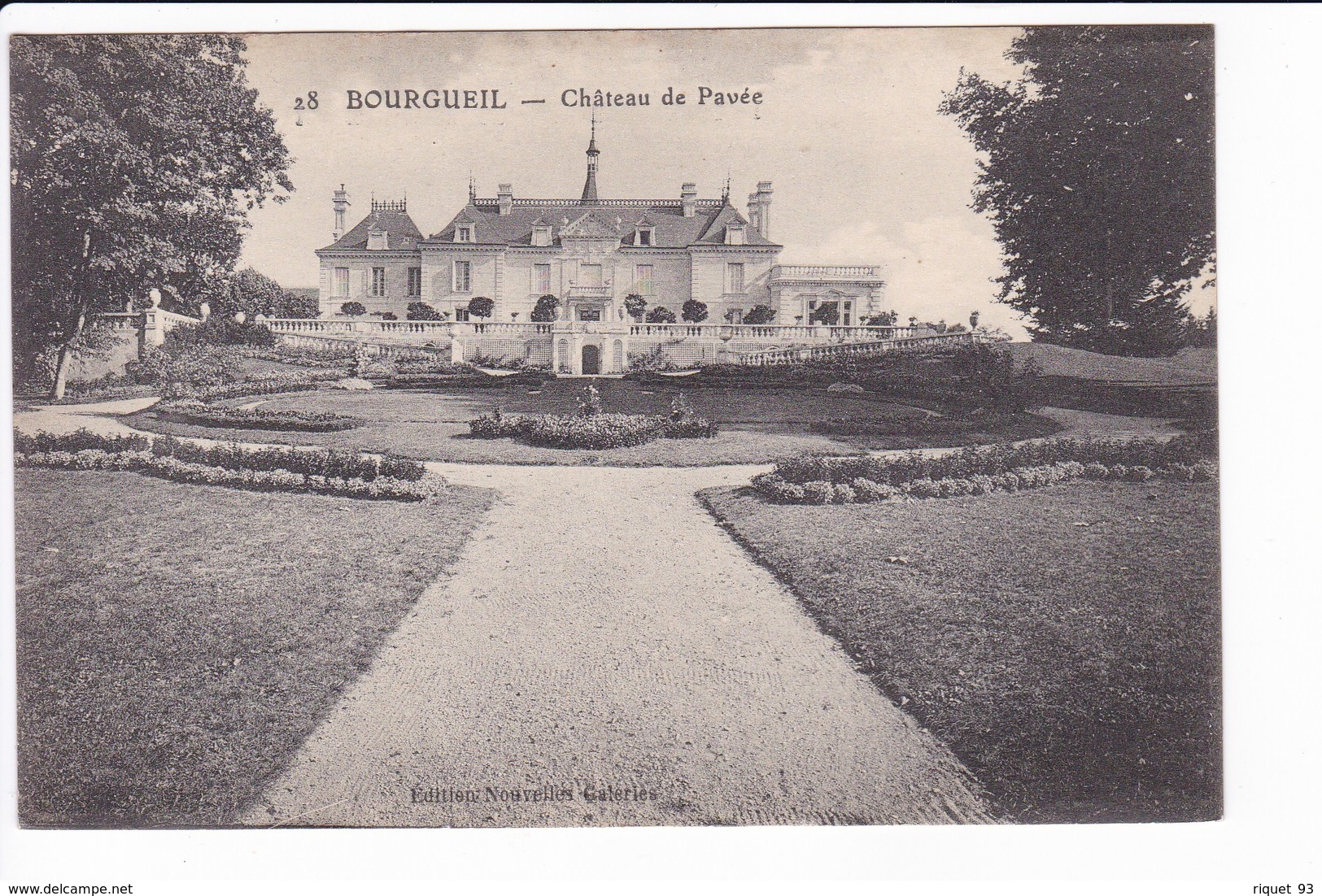 28 - BOURGUEIL - Château De Pavée - Autres & Non Classés