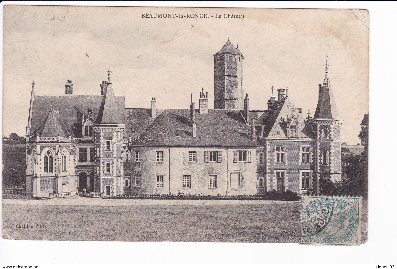 BEAUMONT-le-RONCE - Le Château - Beaumont-la-Ronce