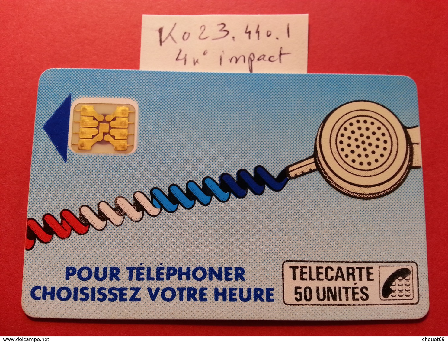 Ko23 .440.1 Cordon Bleu Jean 50u SC4obSE - Texte 7 Sous E - Trou 7 - Lot 4 Impact N°8501 - Cordons'