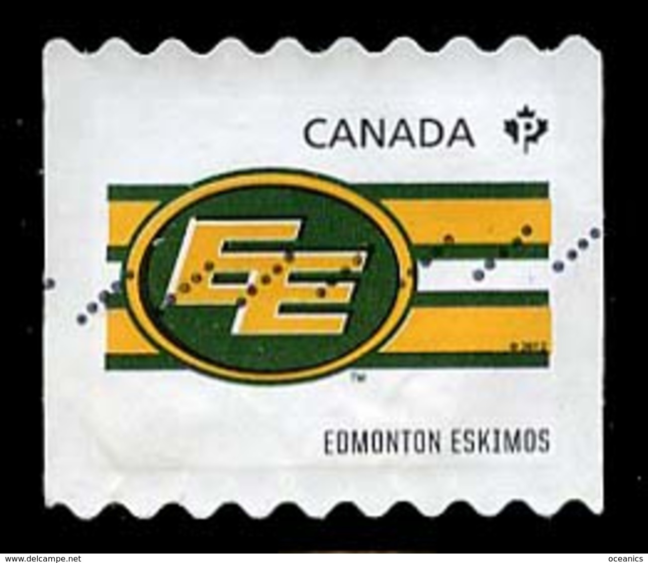 Canada (Scott No.2560 - CFL Teams) (o) Roulette / Coi - Used Stamps