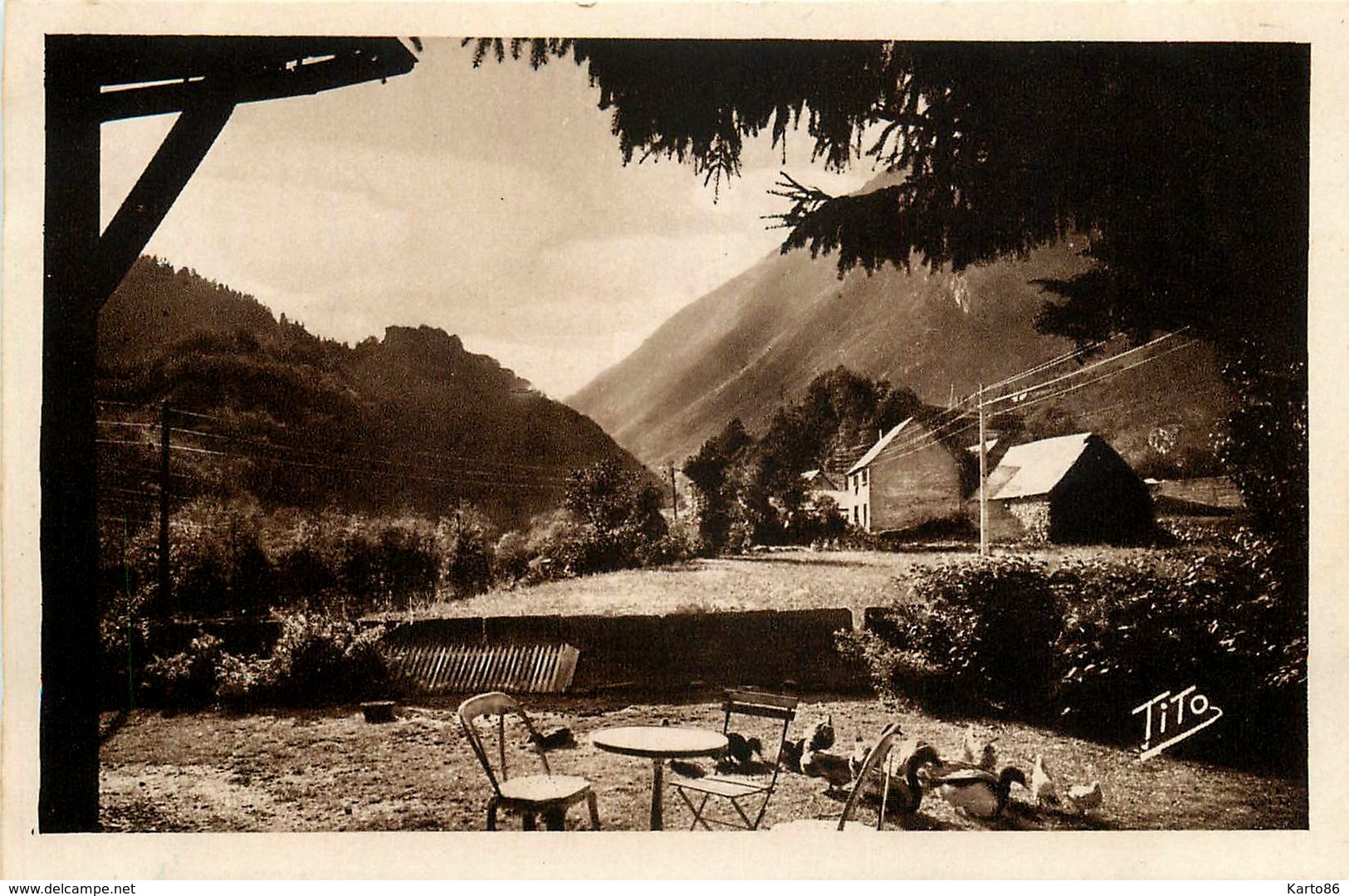 Aragnouet * Fabian * Vallée De La Gela * Vue Prise De L'hôtel Fouga - Aragnouet