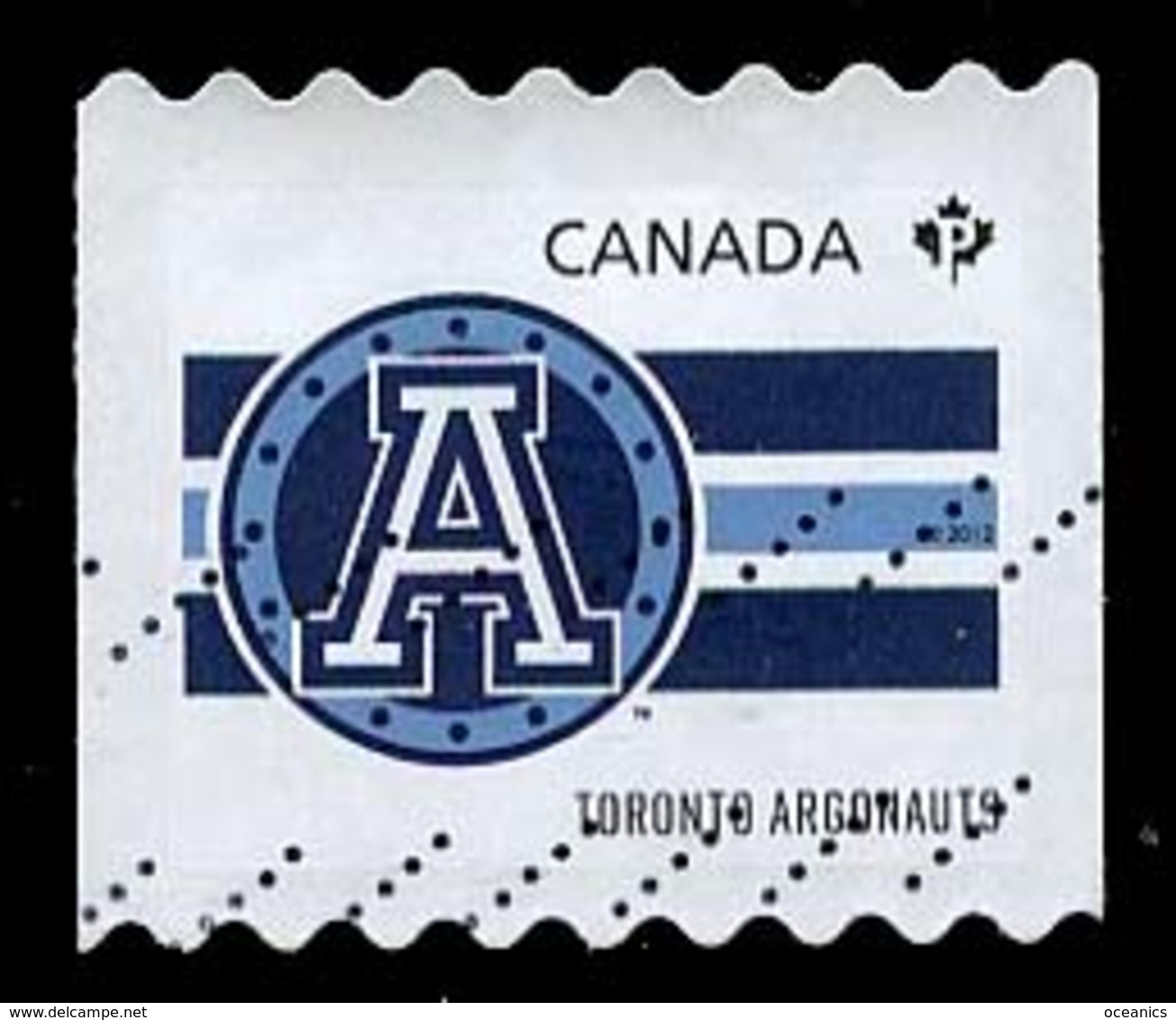 Canada (Scott No.2565 - CFL Teams) (o) Roulette / Coi - Oblitérés