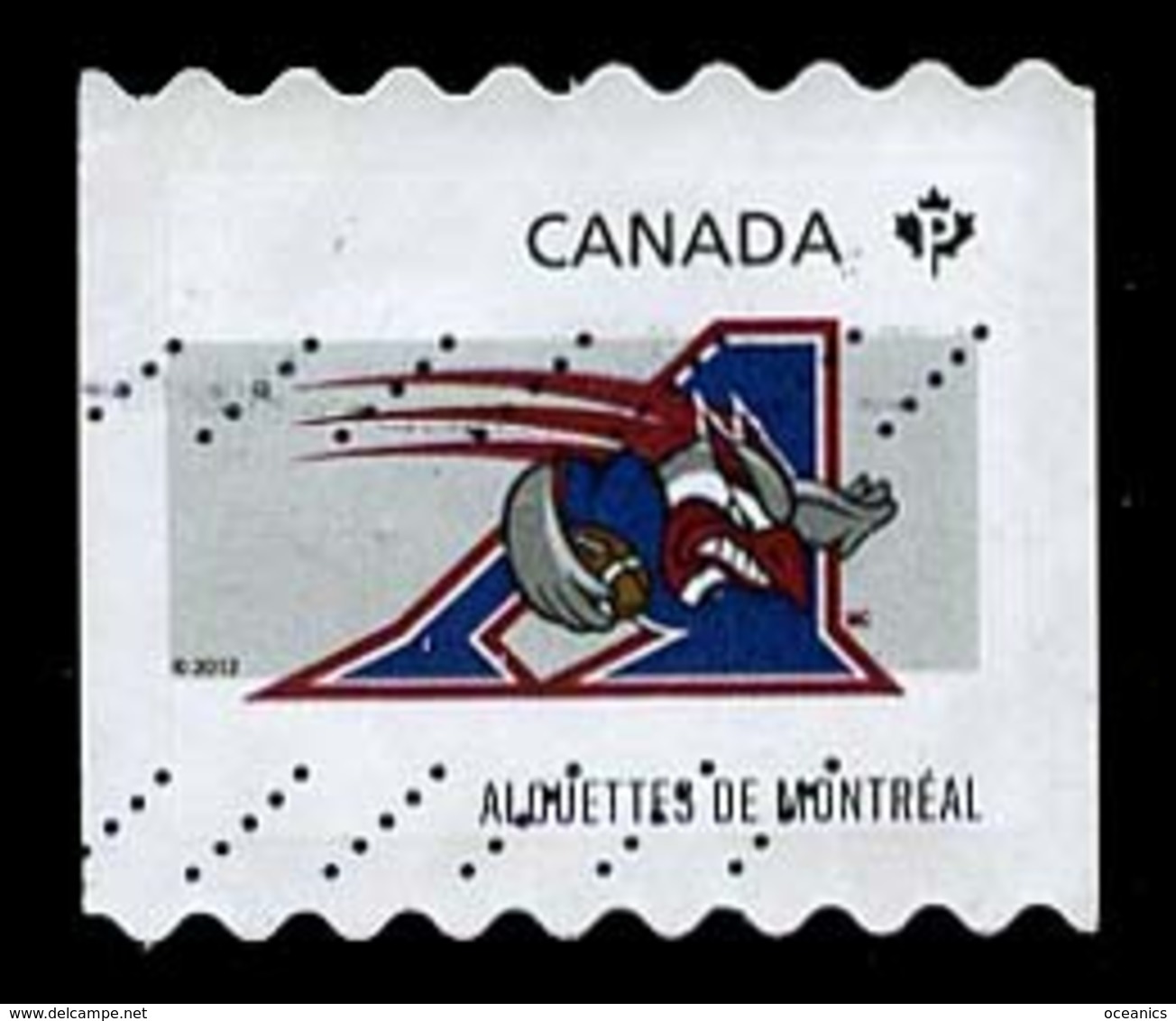 Canada (Scott No.2566 - CFL Teams) (o) Roulette / Coi - Usati