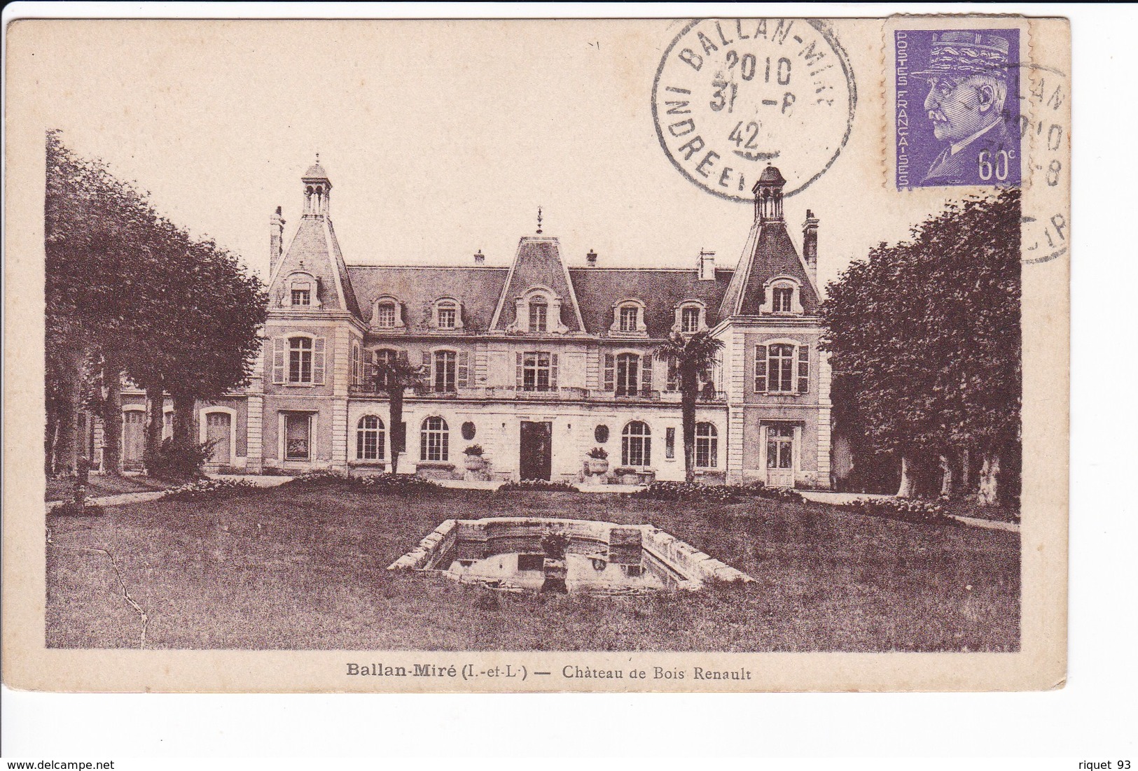 Ballan - Miré - Château De Bois Renault - Ballan-Miré