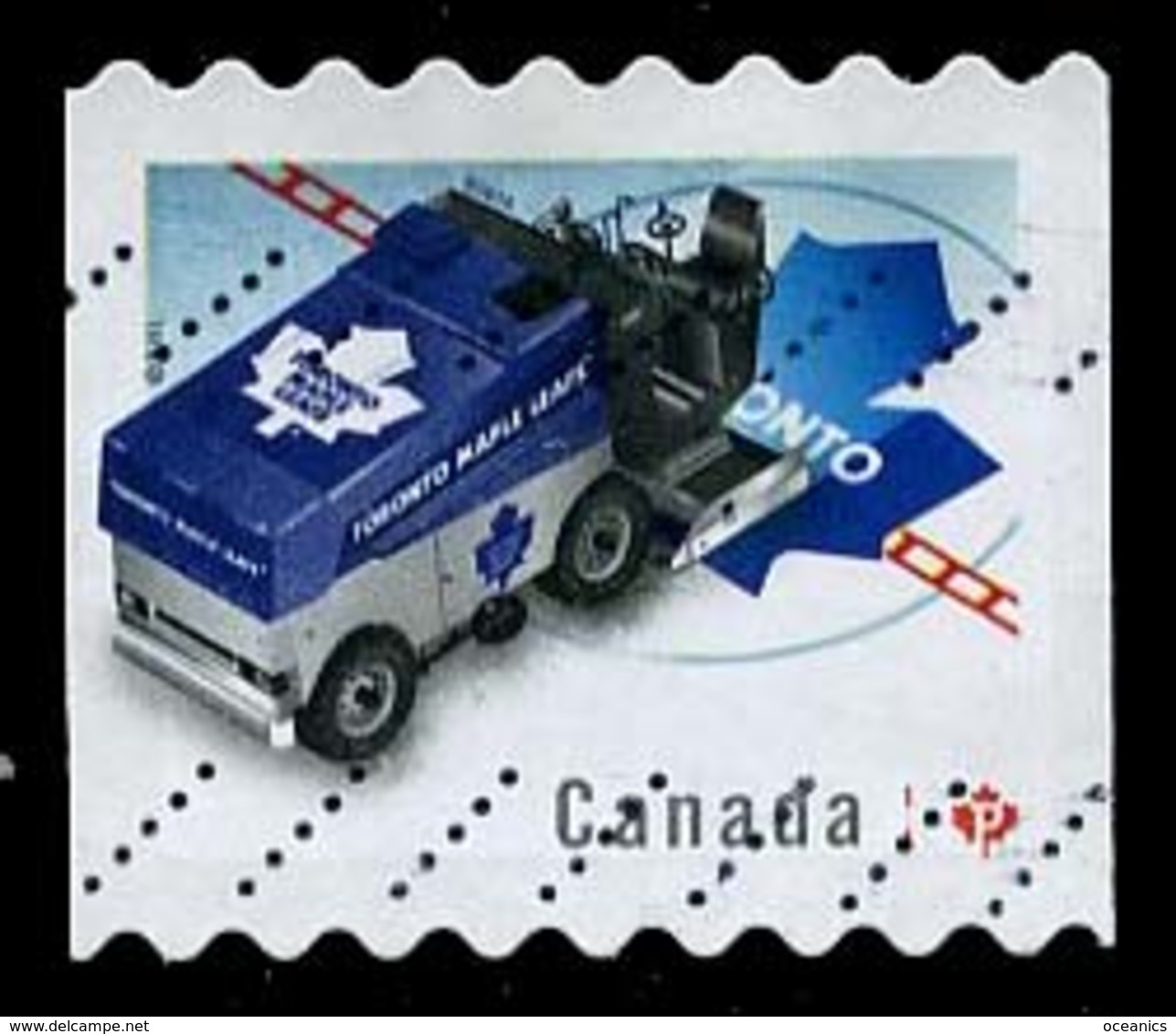 Canada (Scott No.2782- Resurfaceuse / Winnipeg / Zamboni) (o) Roulette / Coil - Oblitérés