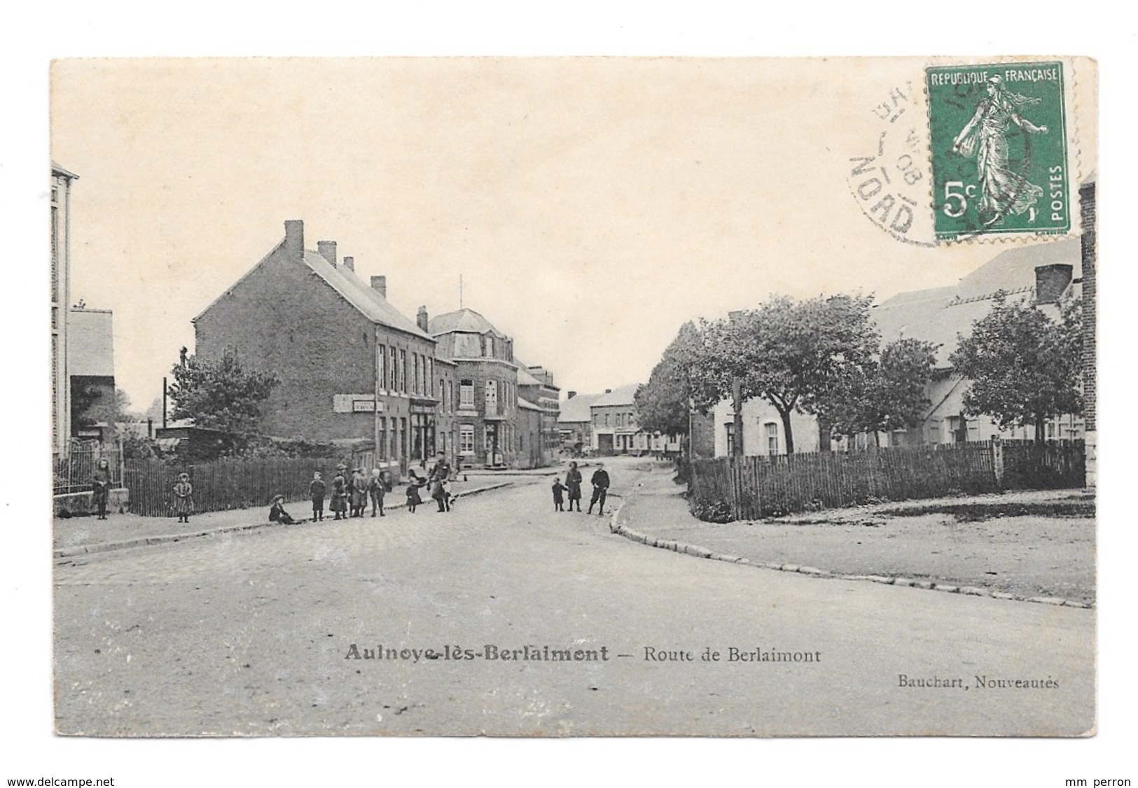 (24216-59) Aulnoye Les Berlaimont - Route De Berlaimont - Aulnoye