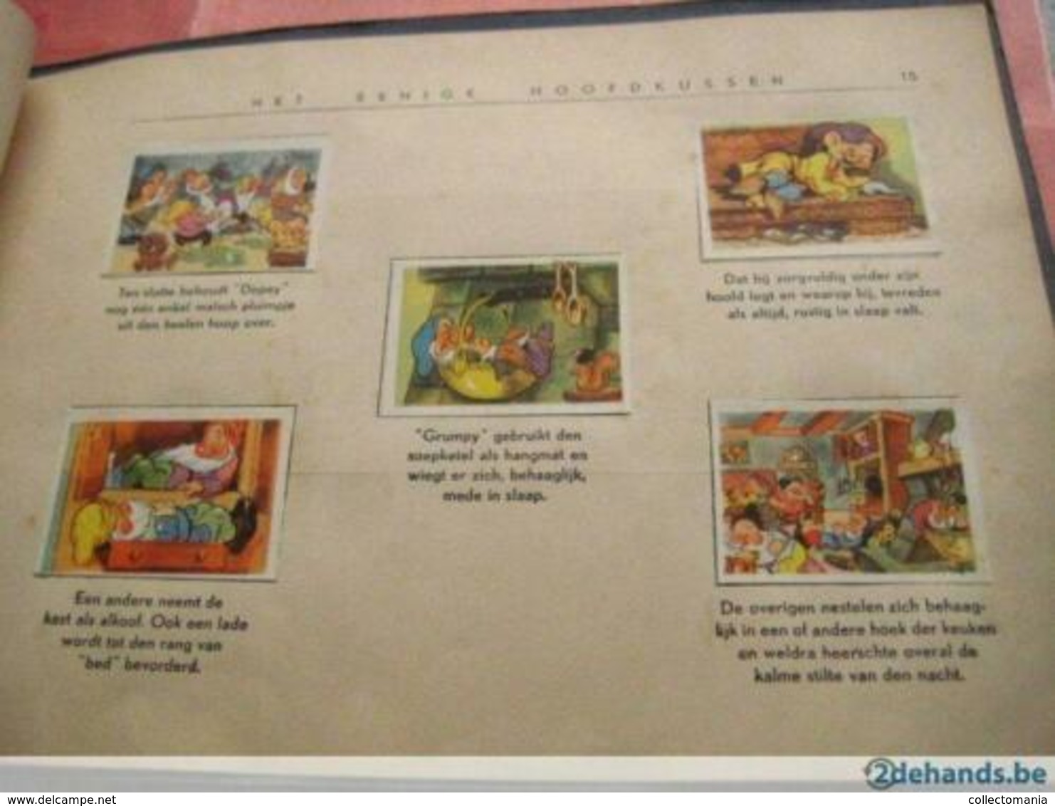 only dwarfs and animals Snow White Disney album, with full set fairy tale animation movie 1938,  50 chromos RARE to find
