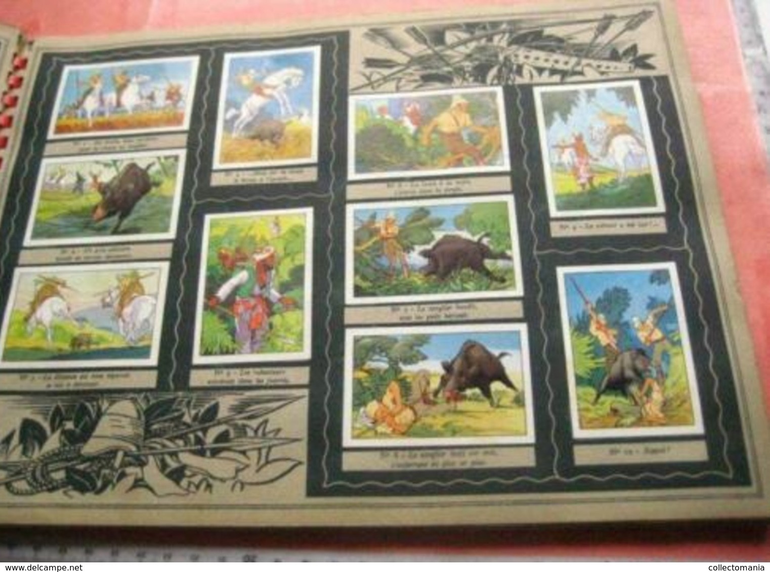 SCOUTS,  Full Album With Glued Vignettes Around 1950, Only One Card Is Missing, All Around 1950, VG,  B.D. - Collections