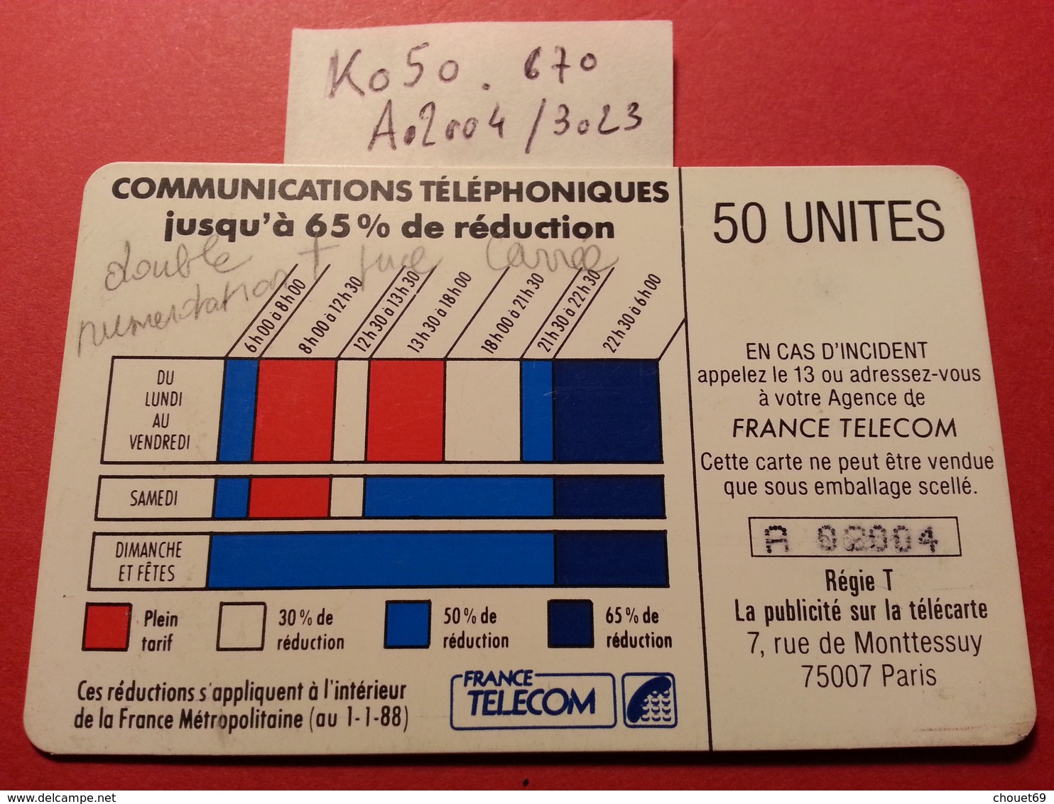 Ko50 .670 Cordon Bleu 50u SO3 SE - Lot Noir Laser A02004 Sur PE 3023 - Telefonschnur (Cordon)