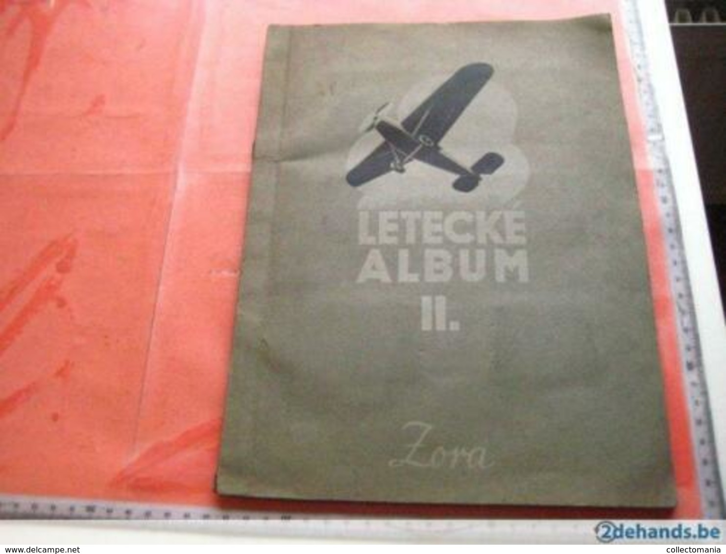 1  Chocolate Album, First Avion  Pionier, Distributing Cards Around 1933, Kakao Fvliegtuigen 2 Wings RARE PUB. Zora - Geschenke