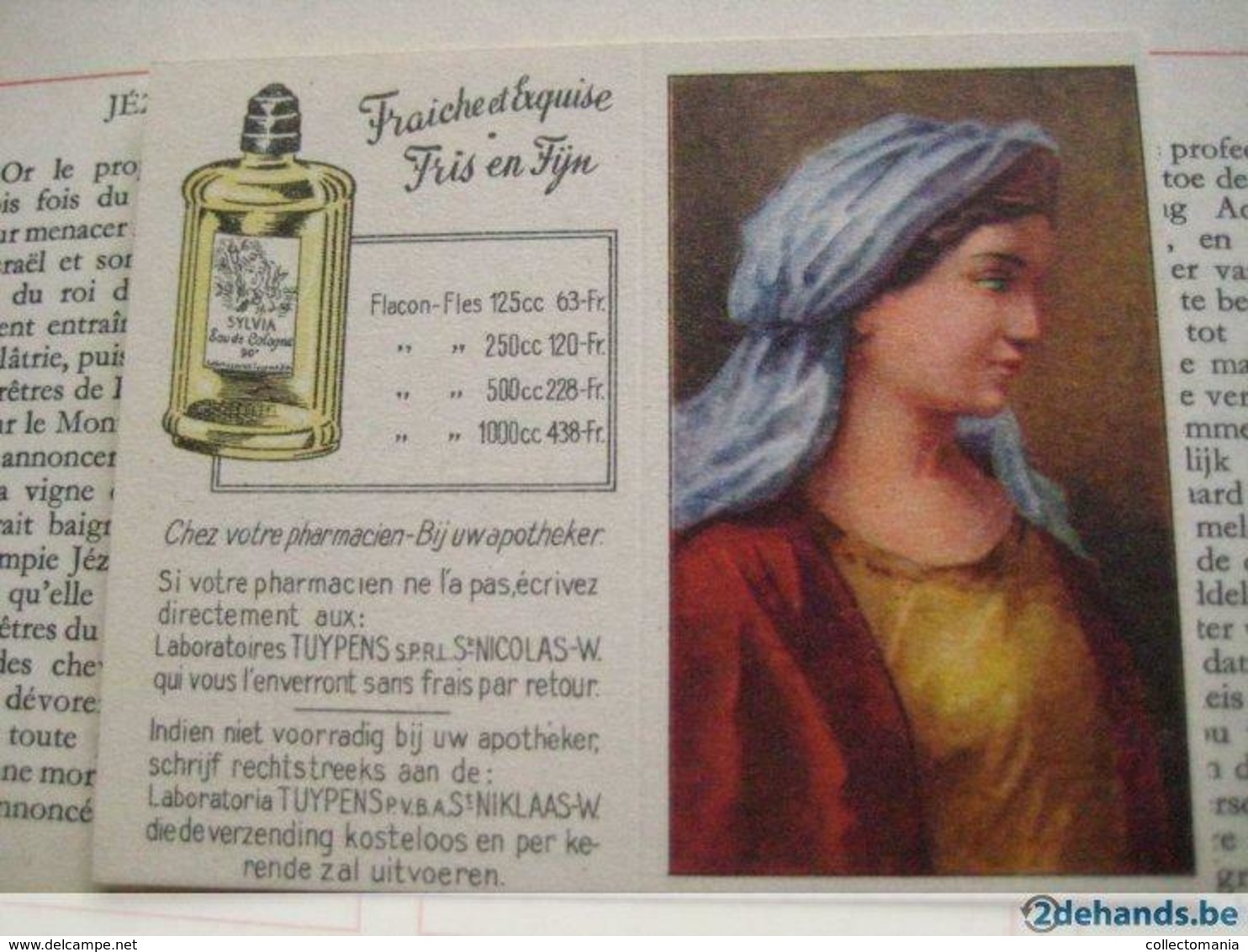 1 album Laboratoires TUYPENS , 1950'sRare & nice, woman famous in history, album splendid, only 10 cards to glue in RARE