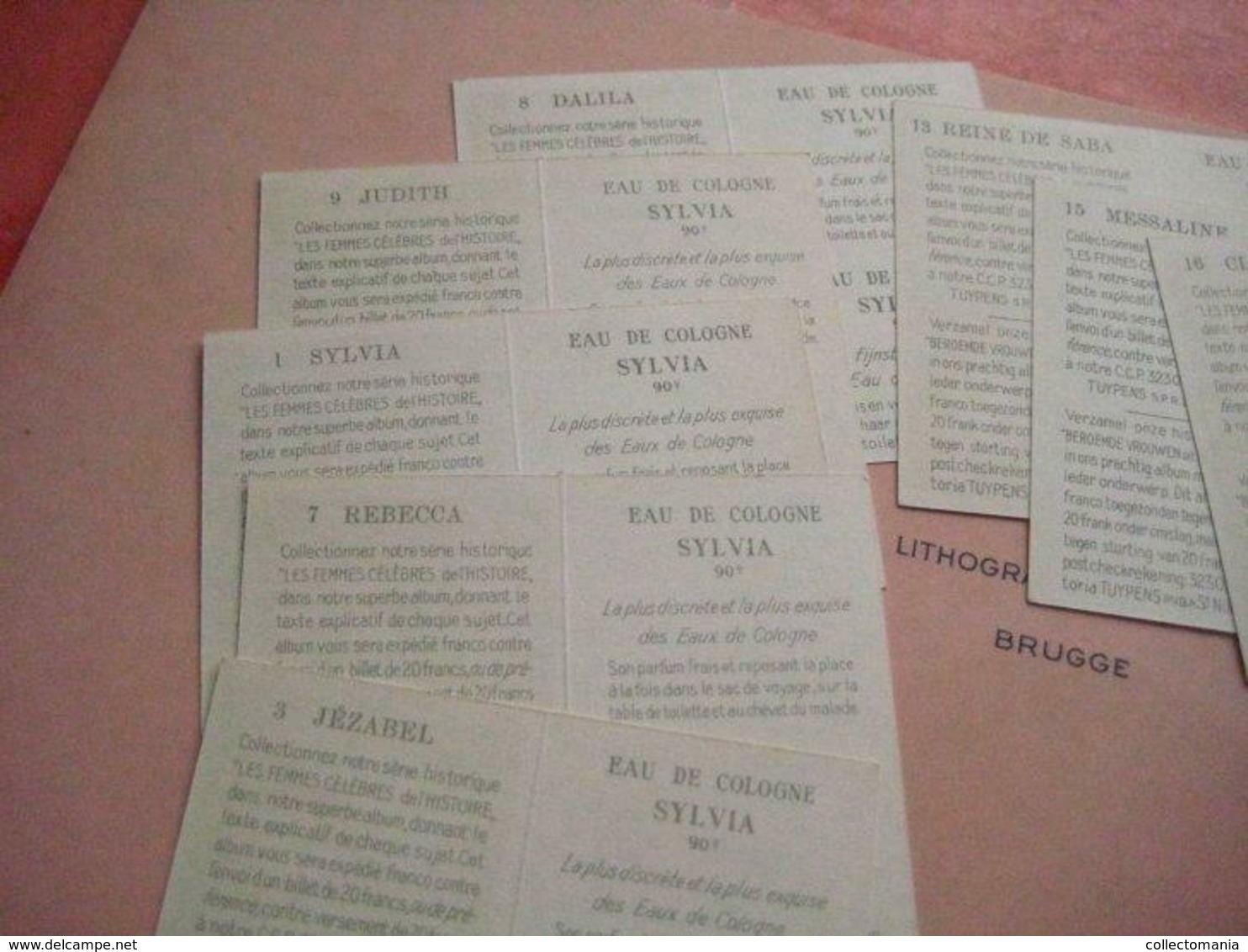 1 album Laboratoires TUYPENS , 1950'sRare & nice, woman famous in history, album splendid, only 10 cards to glue in RARE