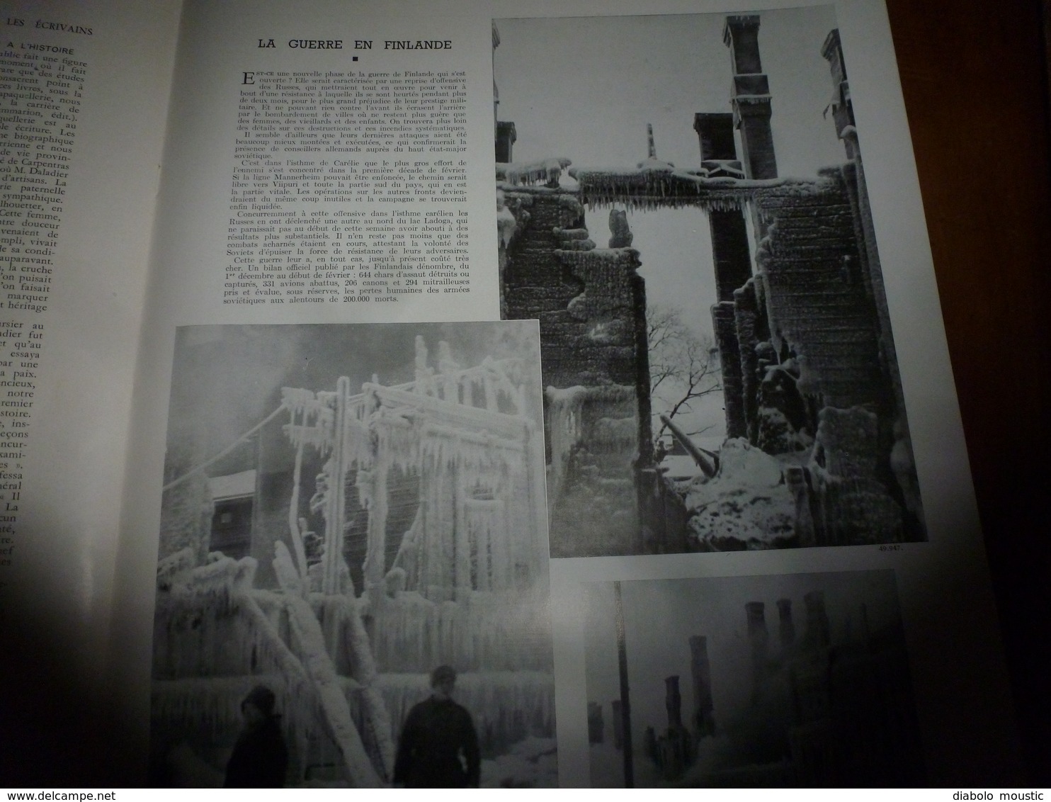 1940 L'ILLUSTRATION :Lord GORT ; British Army; La Finlande héroïque sous les bombes;Kiruna; Norfolk; Mannerheim ;etc