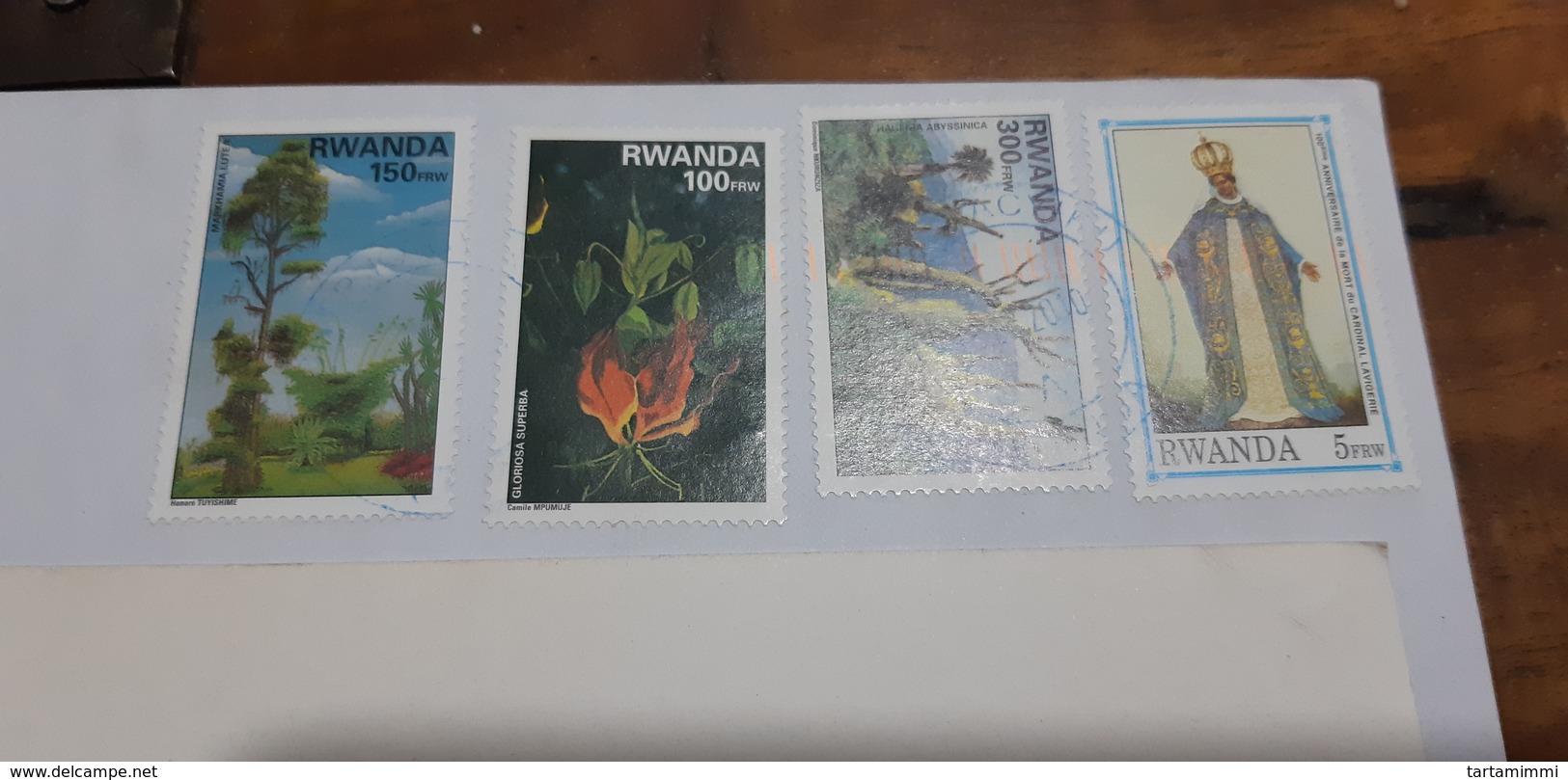 Cover Rwanda To Italy Ruanda Postal History - Usados