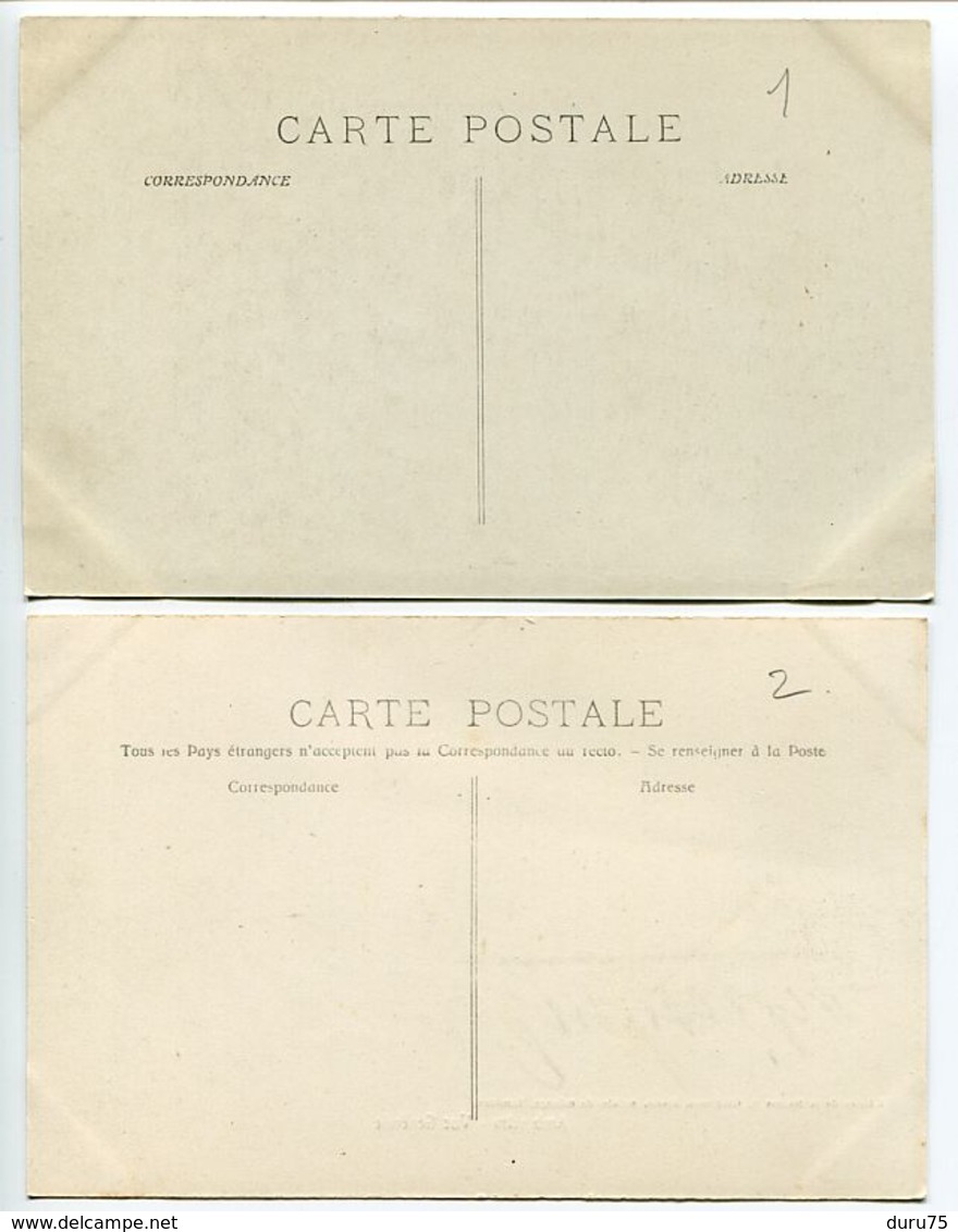 LOT 2 CPA MADAGASCAR * AMBOSITRA Toby Forêt De L'Est ( Village ) & Vue Générale - Excellent état - Madagascar