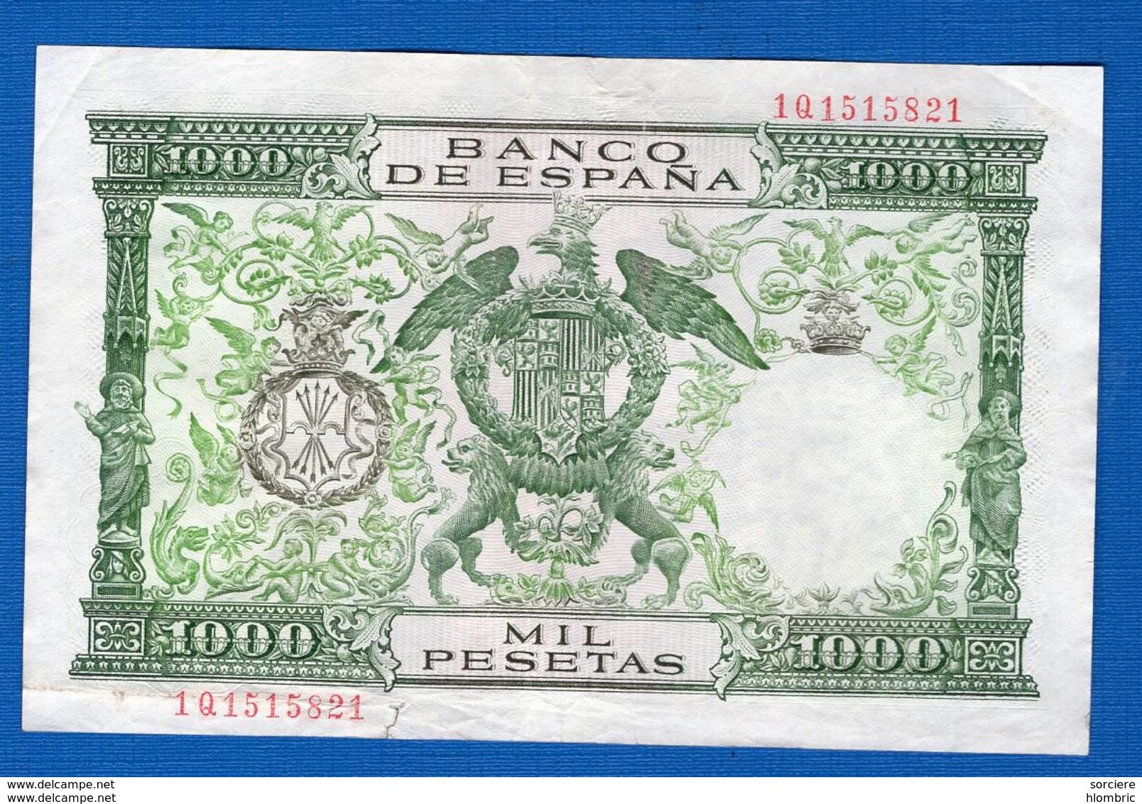 1000 Pesetas  1957   A  5  Heures  Petite  Coupure - 1000 Pesetas