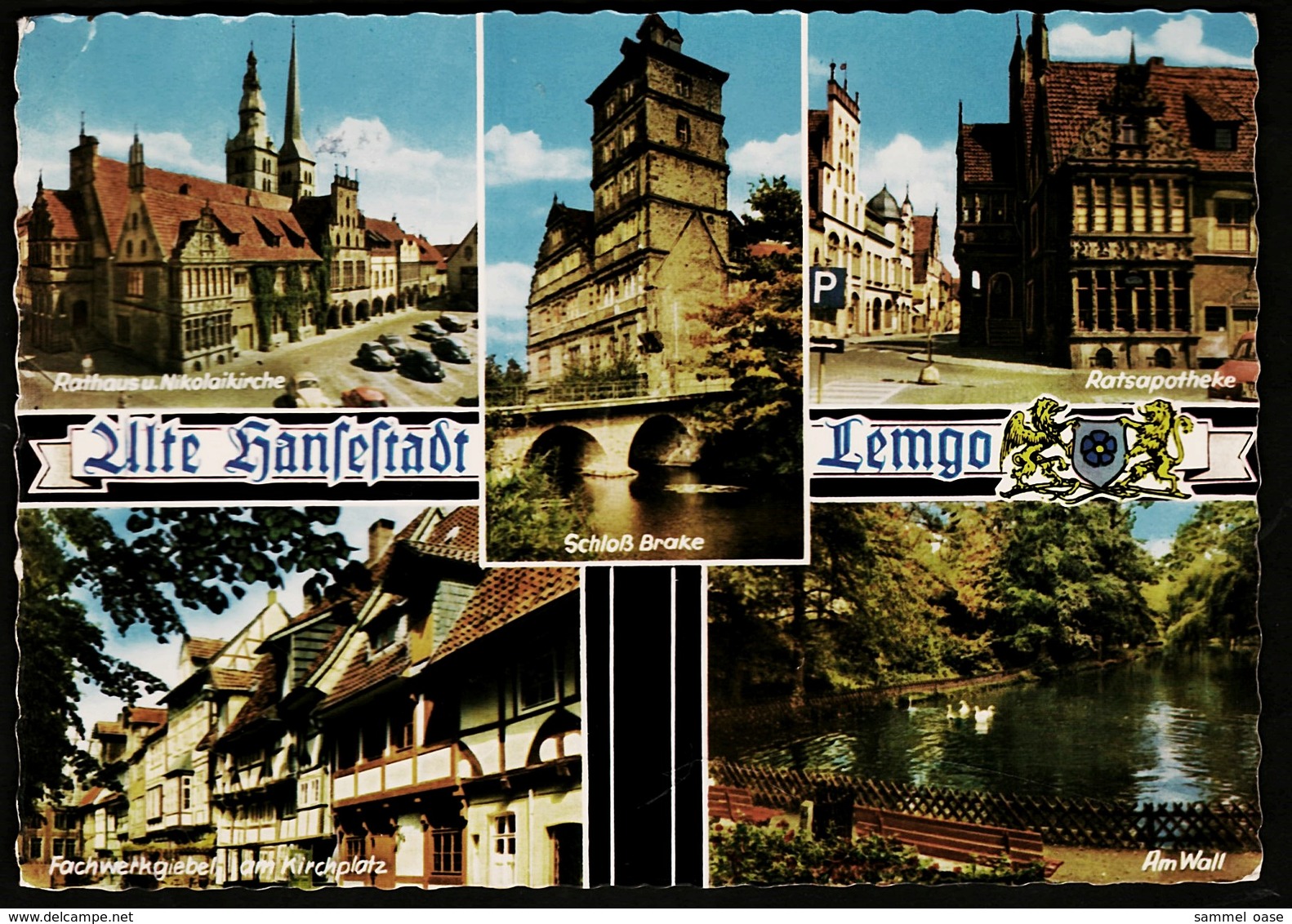 Hansestadt Lemgo  -  Mehrbild-Ansichtskarte Ca. 1965   (10985) - Lemgo