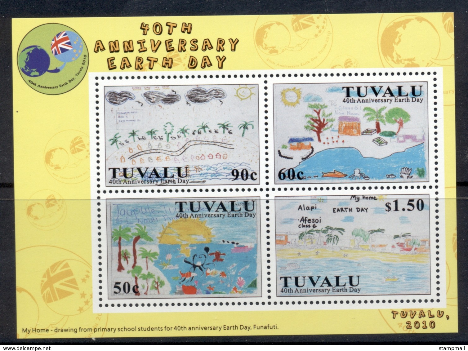 Tuvalu 2010 International Earth Day MS MUH - Tuvalu