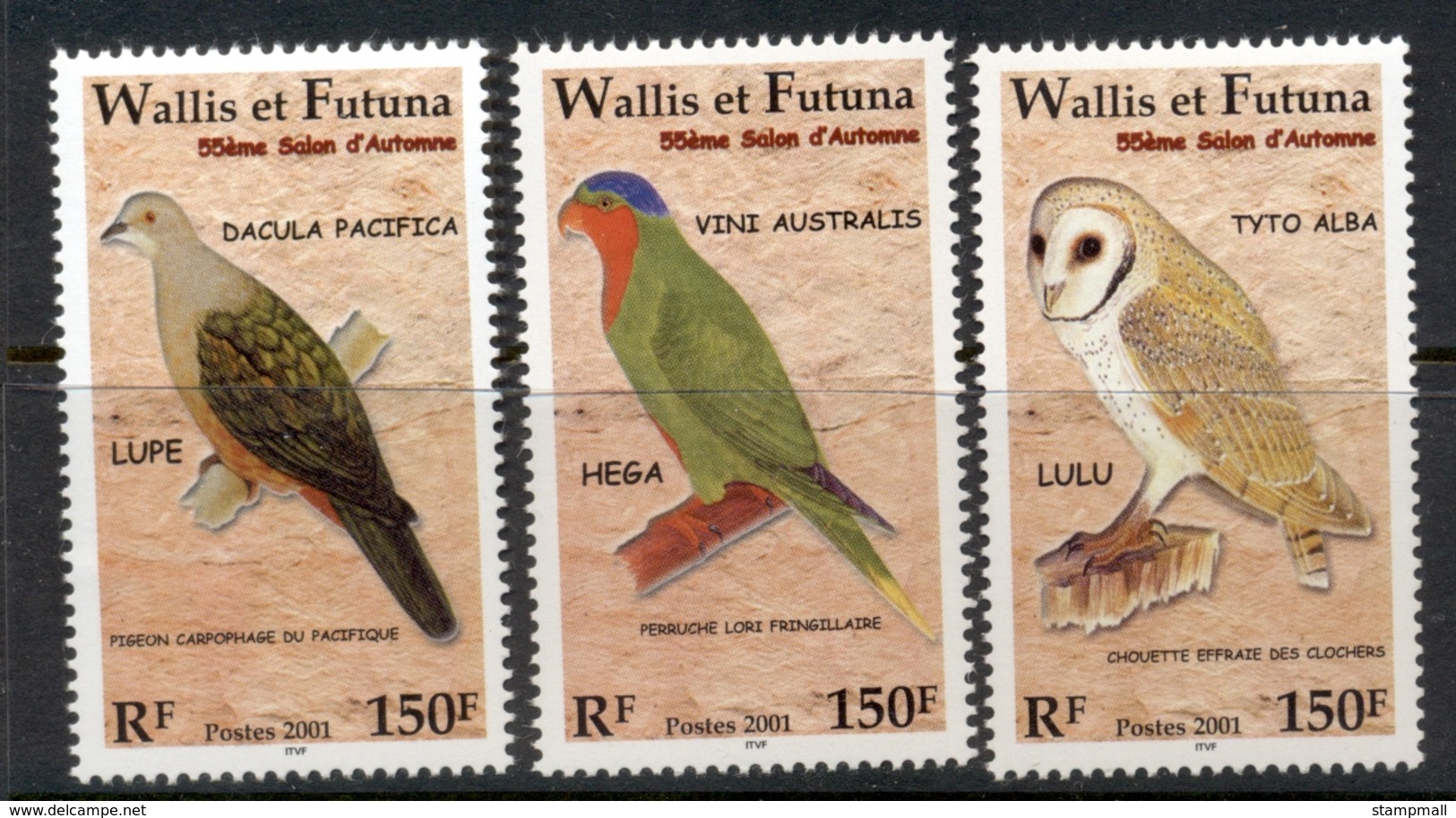 Wallis & Futuna 2011 Birds MUH - Nuevos
