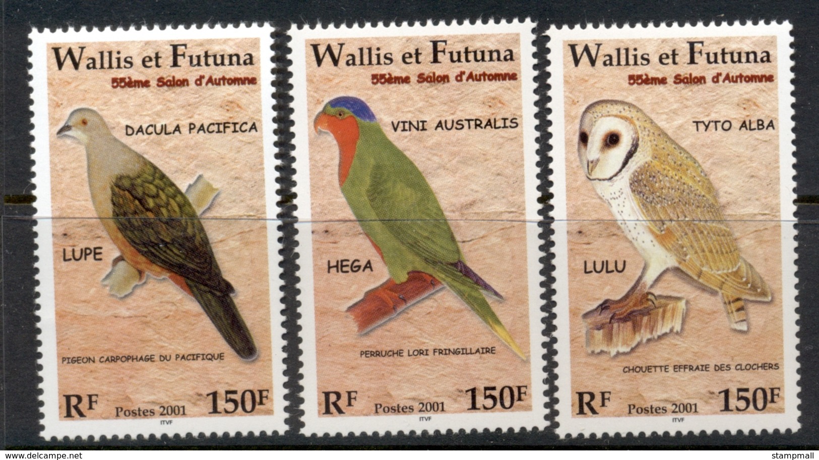 Wallis & Futuna 2011 Birds MUH - Unused Stamps