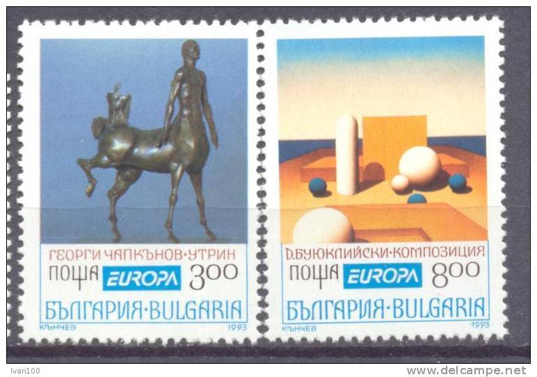 1993. Bulgaria, Europa 1993, 2v, Mint/** - Ungebraucht