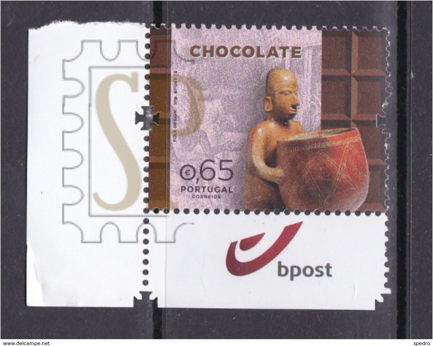 Portugal 2018 Chocolate Chocolat Schokolade Cioccolato Belgian Post Food Alimentazione Essen Nourriture Bpost - Ernährung