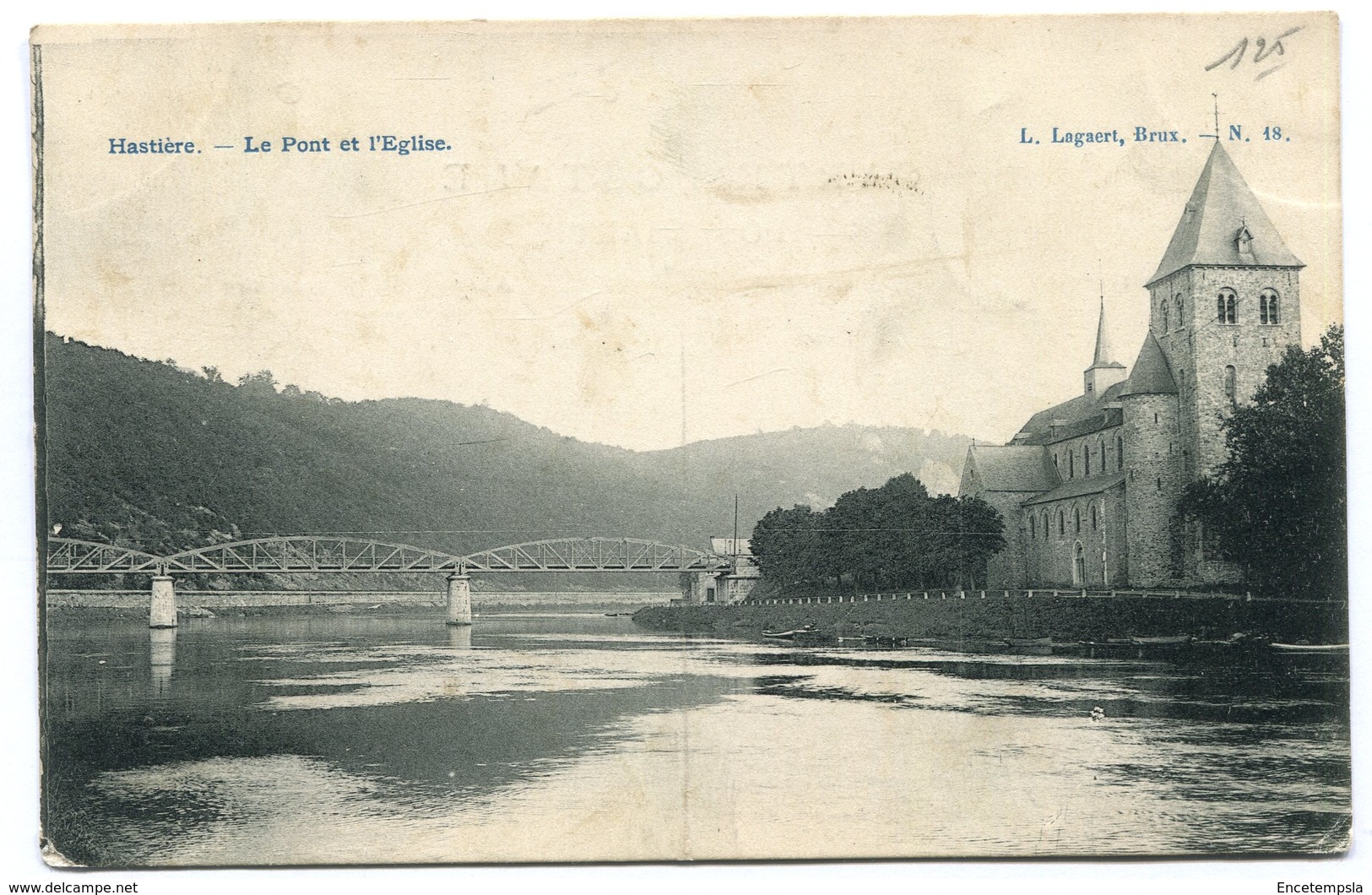 CPA - Carte Postale - Belgique - Hastière - Le Pont Et L'Eglise - 1907 (B8871) - Hastière