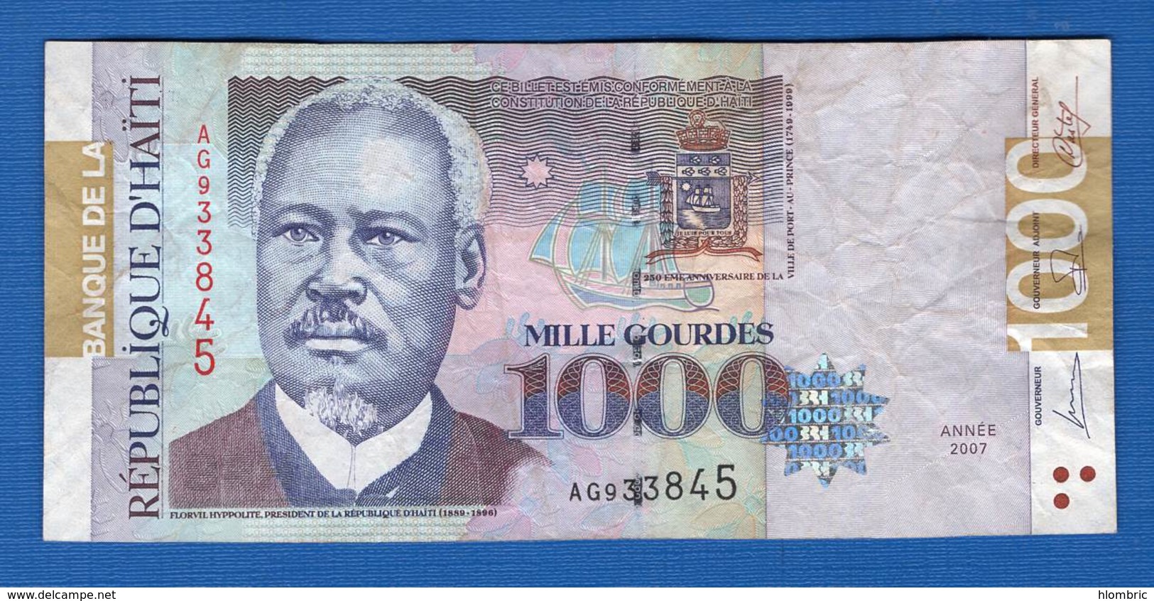 Haiti 1000 Gourdes 2007 - Haïti