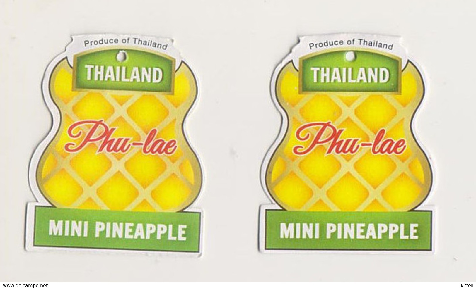 Fruit Label Pineapple Thailand - Fruits Et Légumes