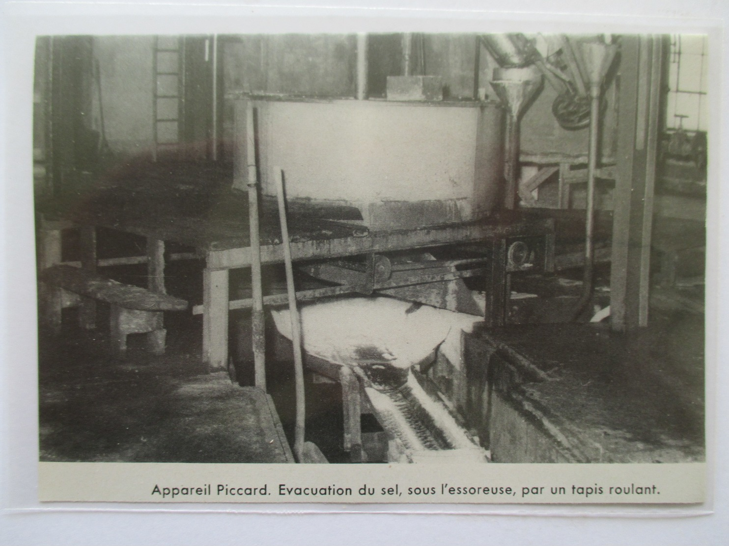 (1960) Mine De Sel De BEVIEUX BEX - L Essoreuse Piccard  - Coupure De Presse Originale (Encart Photo) - Documents Historiques