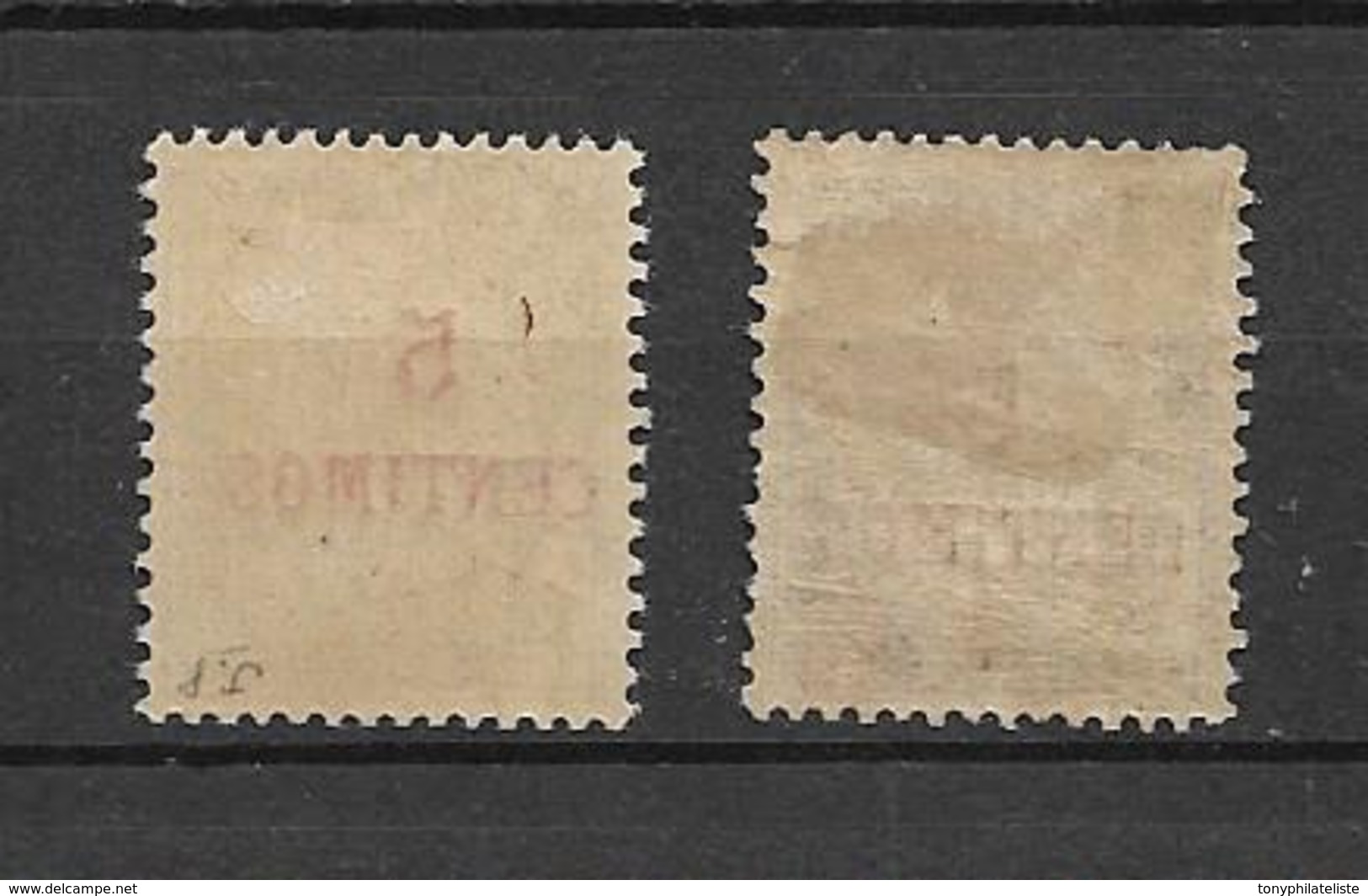 France Colonies Timbres Taxe Du Maroc De 1896 N°1 Et 1a   Neufs * - Postage Due