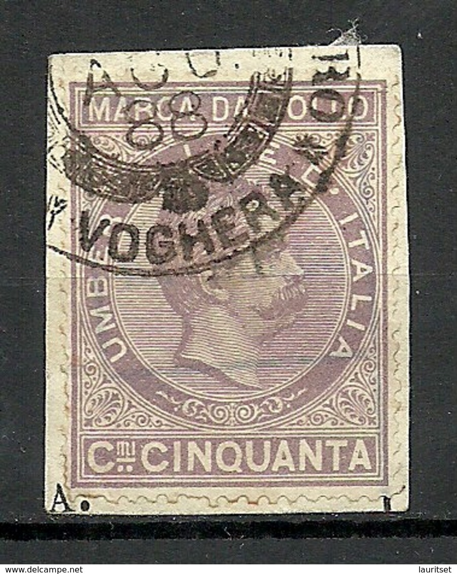 ITALIA ITALY O 1888 Revenue Tax Fiscal Marca Da Bollo Umberto I O - Steuermarken