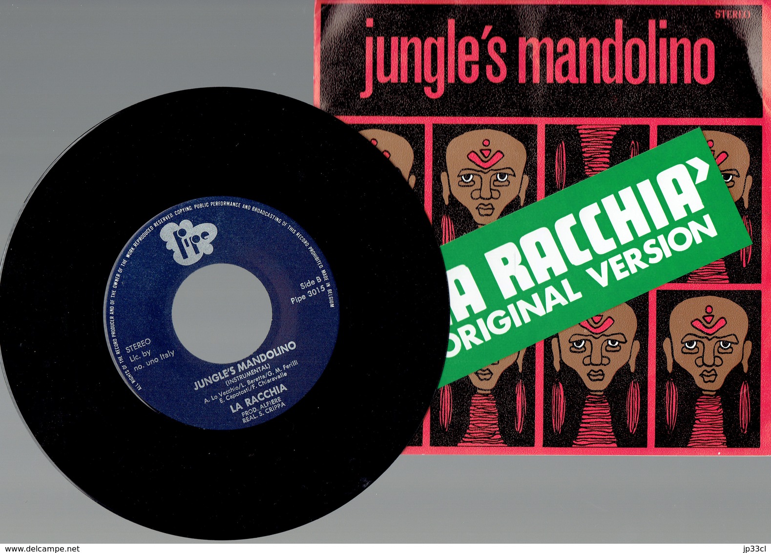 Jungle's Mandolino : La Racchia (Original Version) + Jungle's Men - Disco, Pop