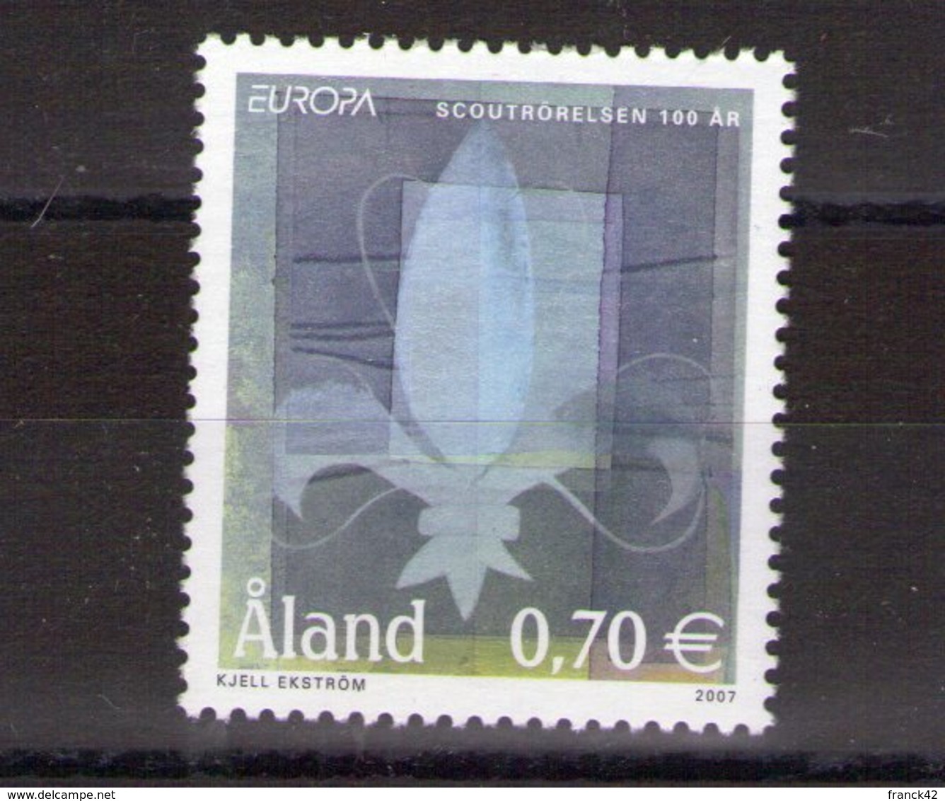 Aland. Europa 2007. Centenaire Du Scoutisme - Aland