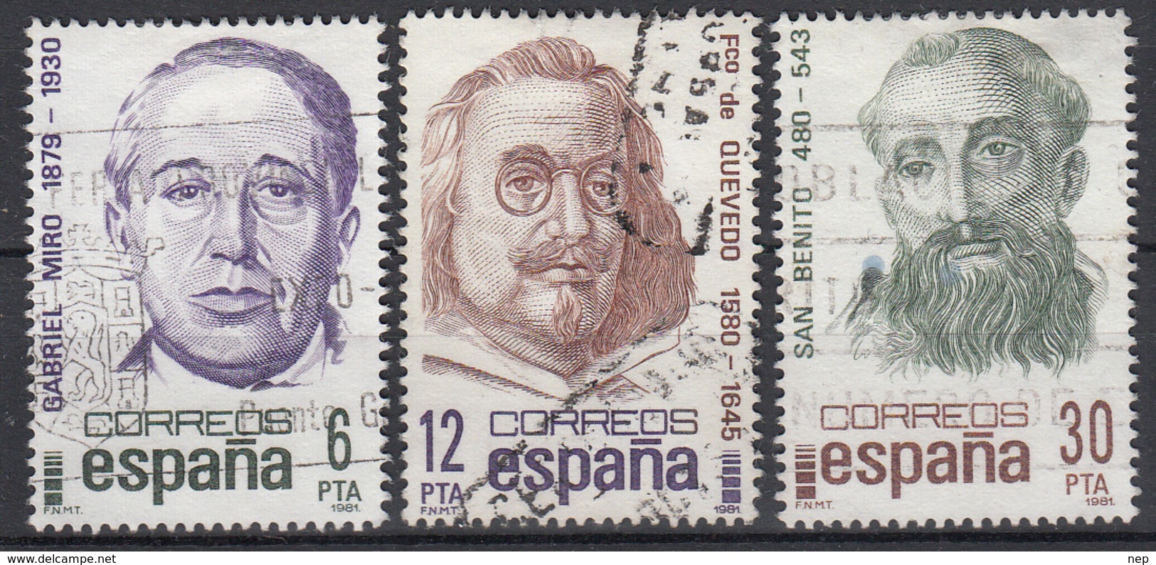 SPANJE - Michel - 1981 - Nr 2501/03 - Gest/Obl/Us - Oblitérés