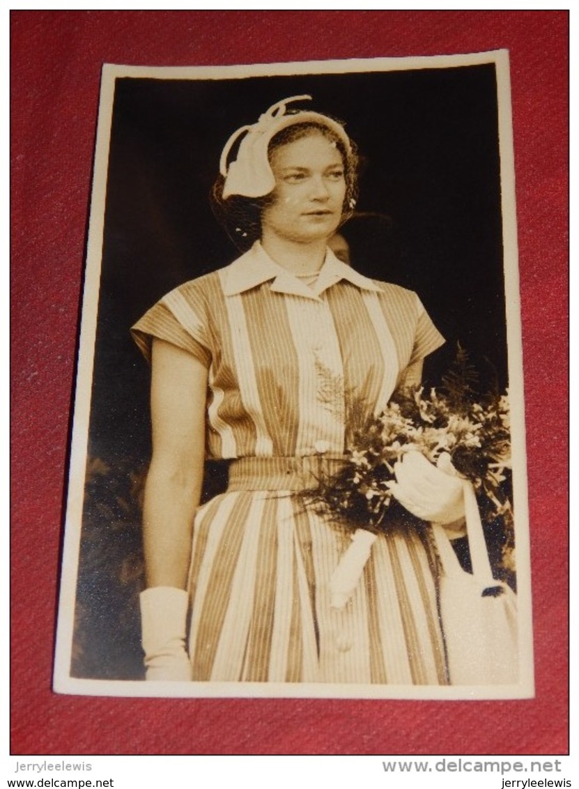 LOKEREN  -  PRINCESSE JOSEPHINE CHARLOTTE  En Visite à Lokeren Le 29-06-1952 - Koninklijke Families