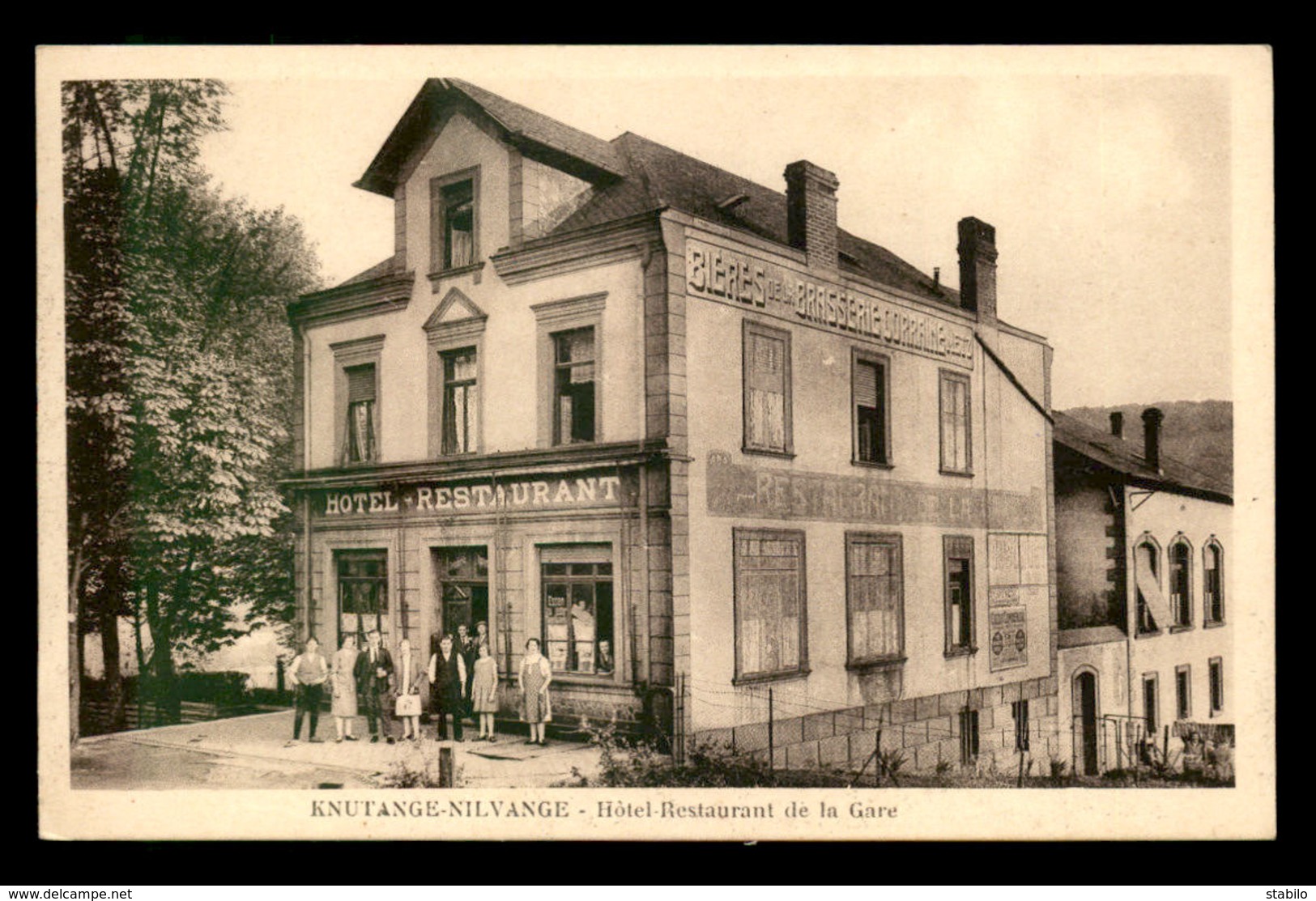 57 - KNUTANGE-SILVANGE - HOTEL-RESTAURANT DE LA GARE - Other & Unclassified