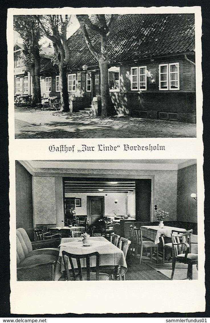 AK/CP Bordesholm   Gasthof Zur Linde    Ungel/uncirc. Ca 1935   Erhaltung/Cond. 1-  Nr. 00782 - Neumünster