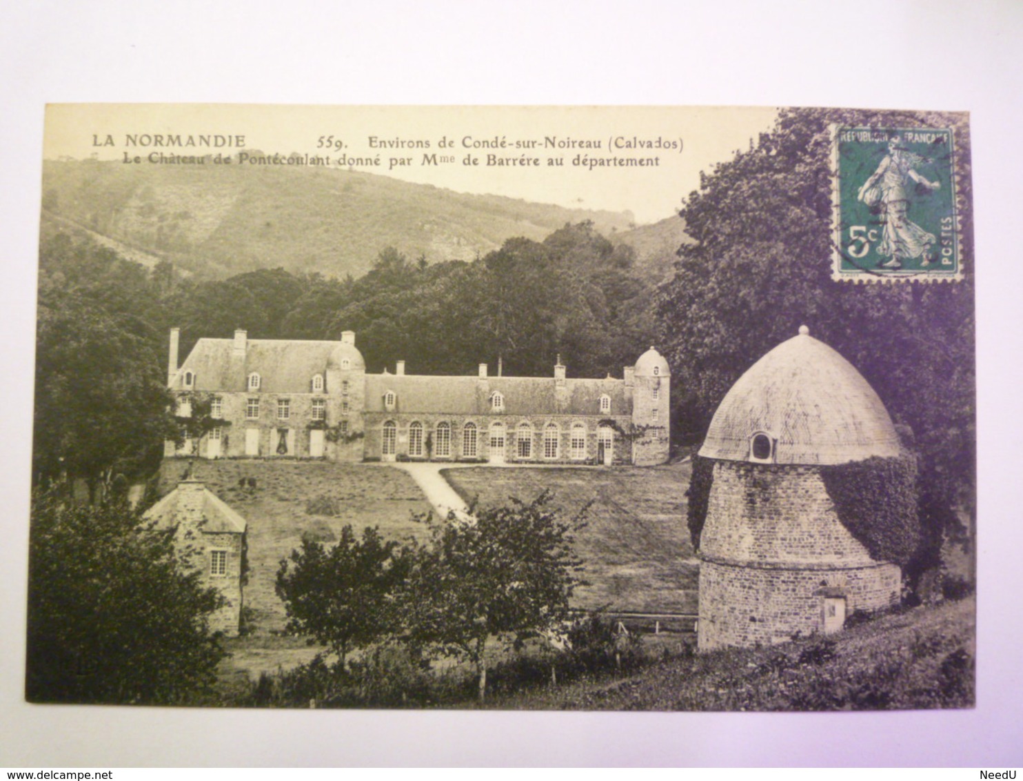 GP 2019 - 1538  Environs De Condé-sur-Noireau  (Calvados)  :  Le Château De PONTECOULANT   1912    XXXX - Other & Unclassified