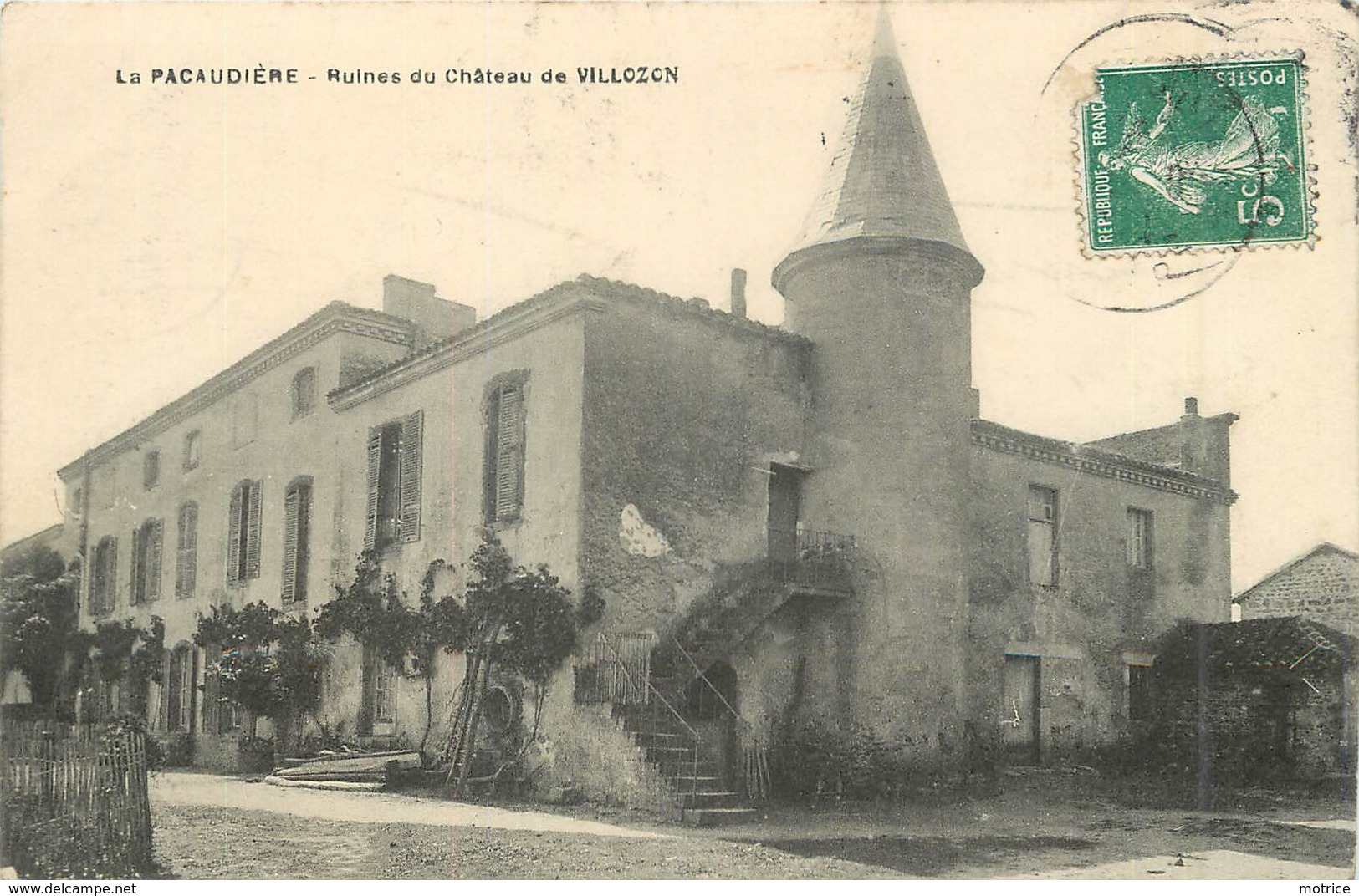 LA PACAUDIERE - Ruines Du Château De Villozon. - La Pacaudiere