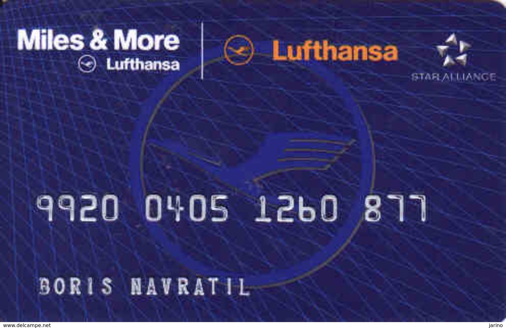 Lufthansa Miles & More Magnetis Card - Moteurs